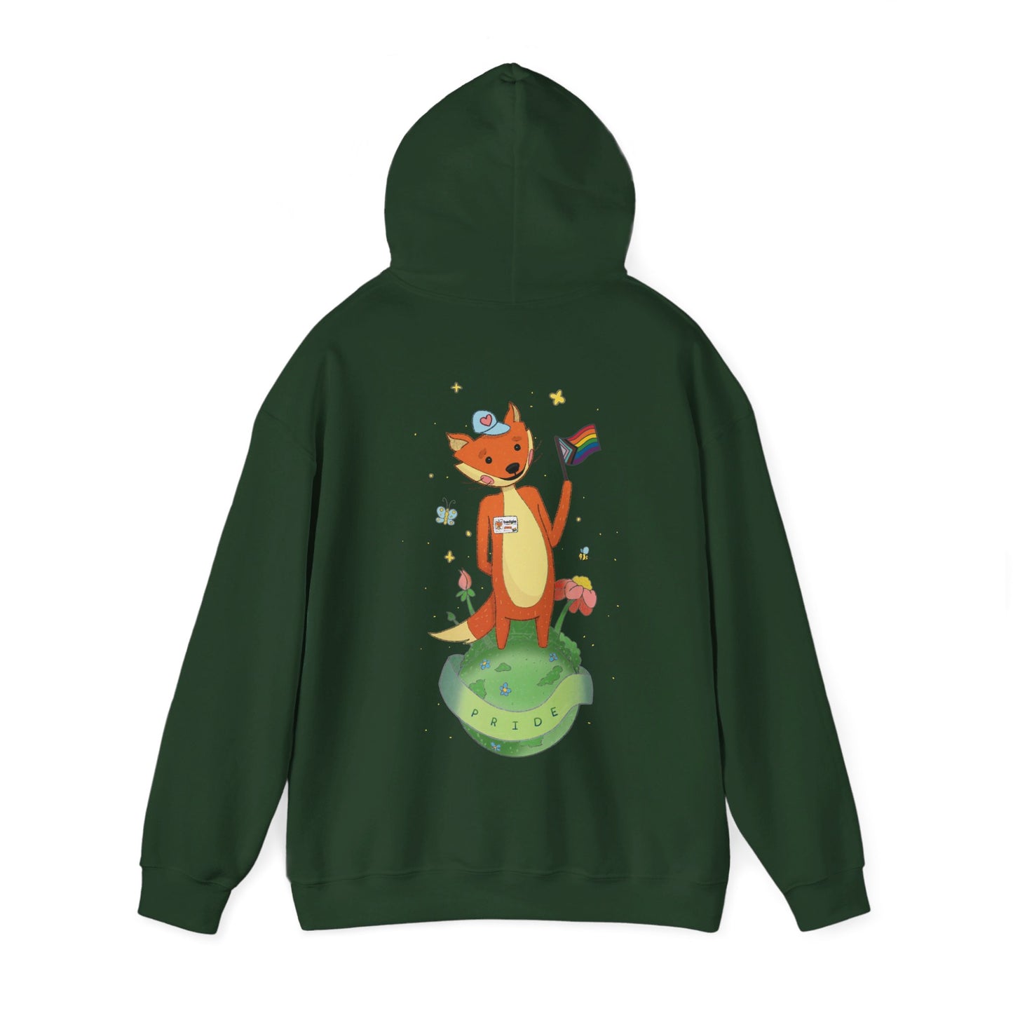 Badgie Hoodie - Pride Fox "Kit" - Badgie.co