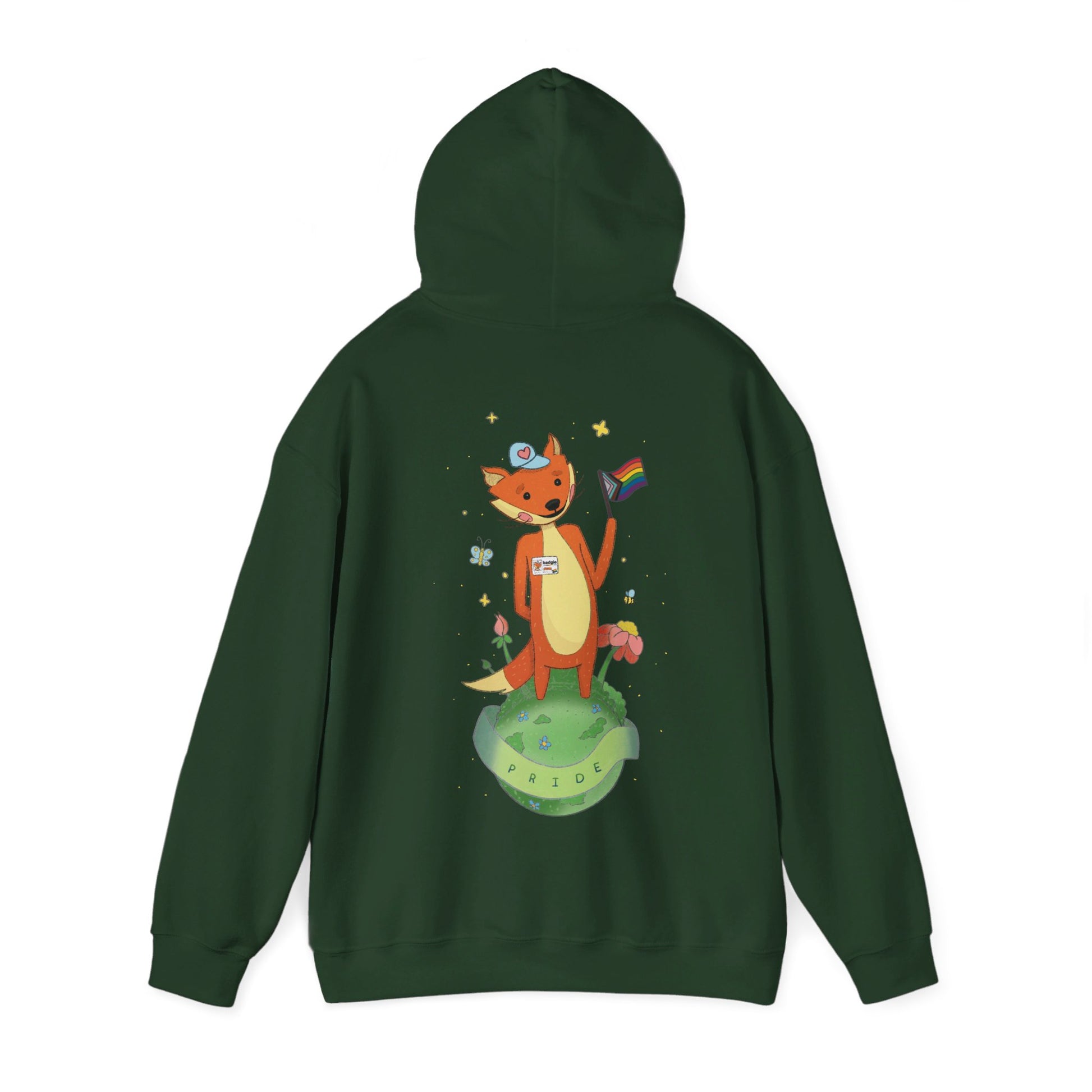 Badgie Hoodie - Pride Fox "Kit" - Badgie.co