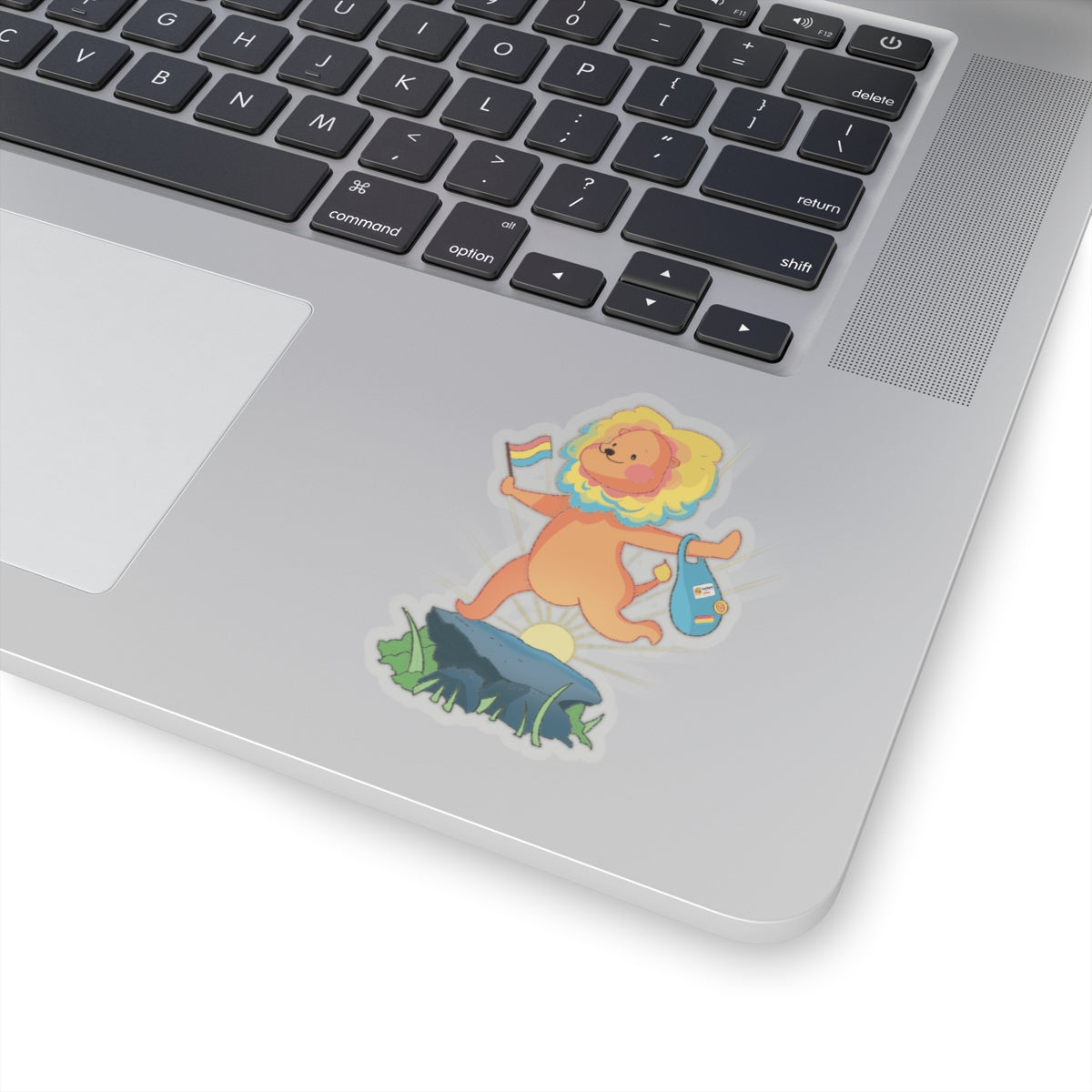 Kiss-Cut Stickers - Pansexual Lion "Barb" - Badgie.co