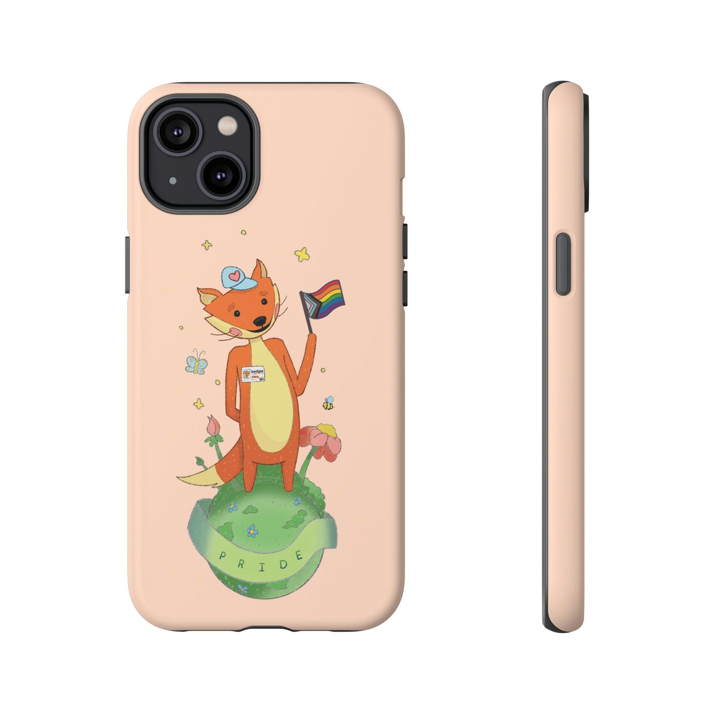 Badgie iPhone Case - Pride Fox "Kit" - Badgie.co