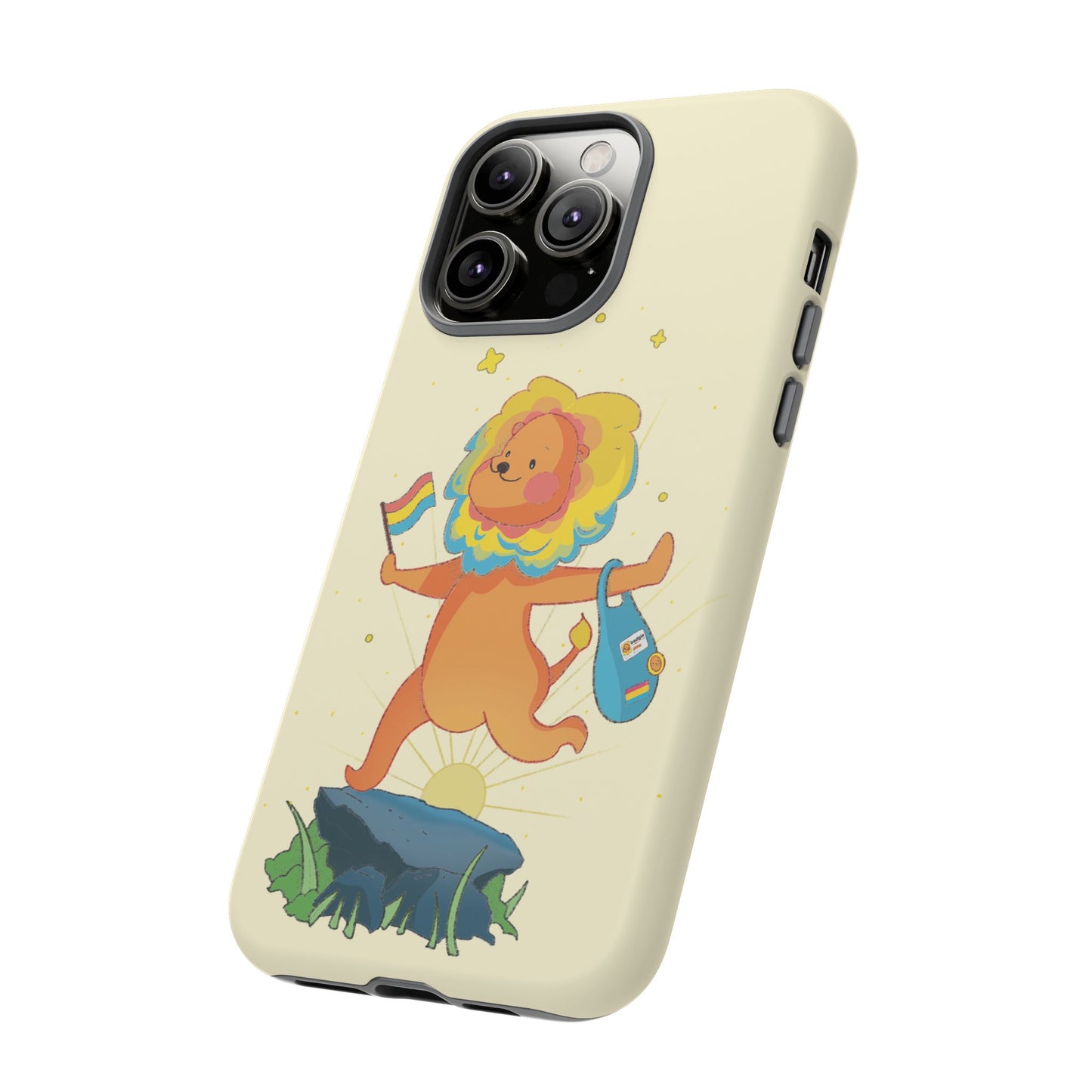 Badgie iPhone Case - Pansexual Lion "Barb" - Badgie.co