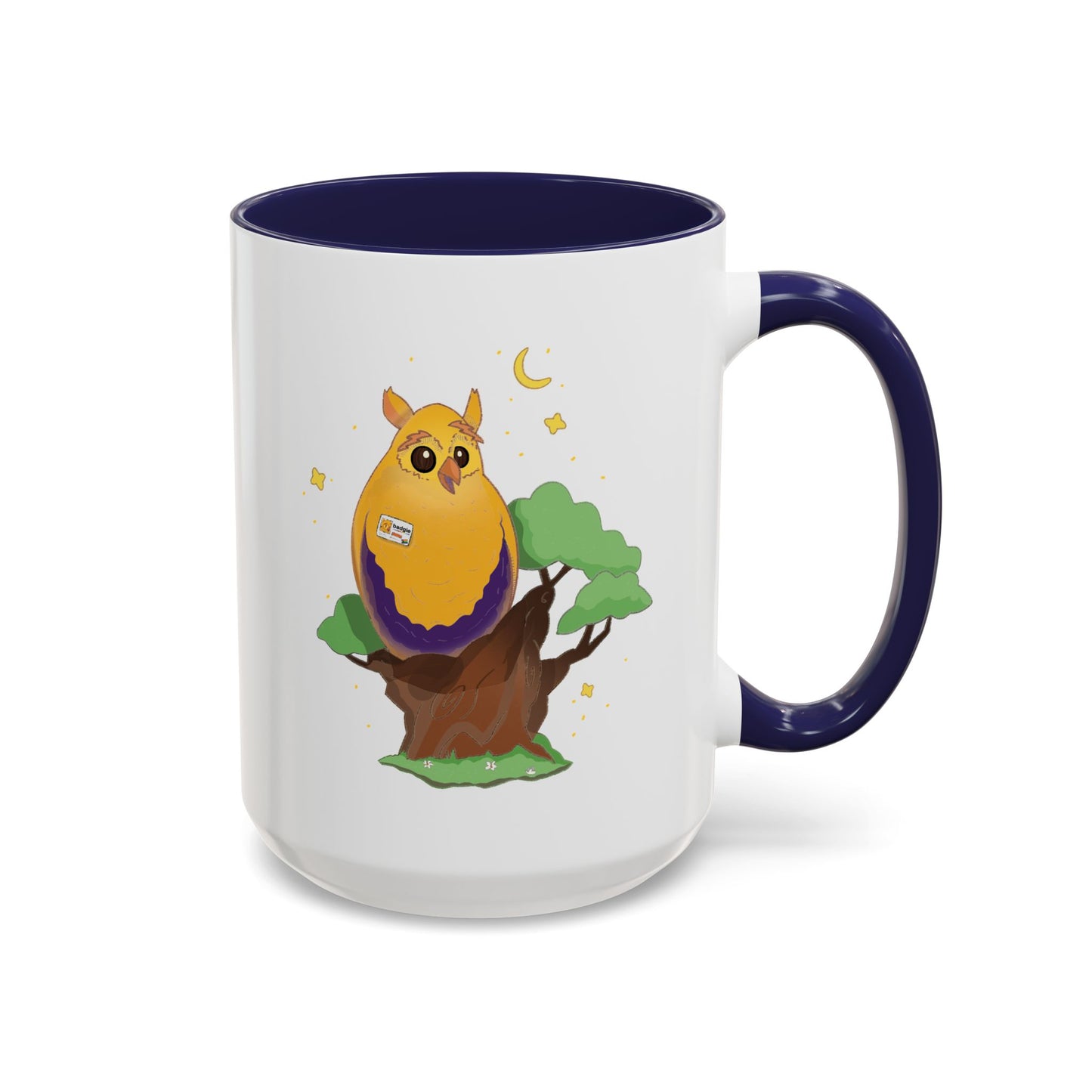 Badgie Ceramic Coffee Mug - Intersex Owl “Albert” - Badgie.co