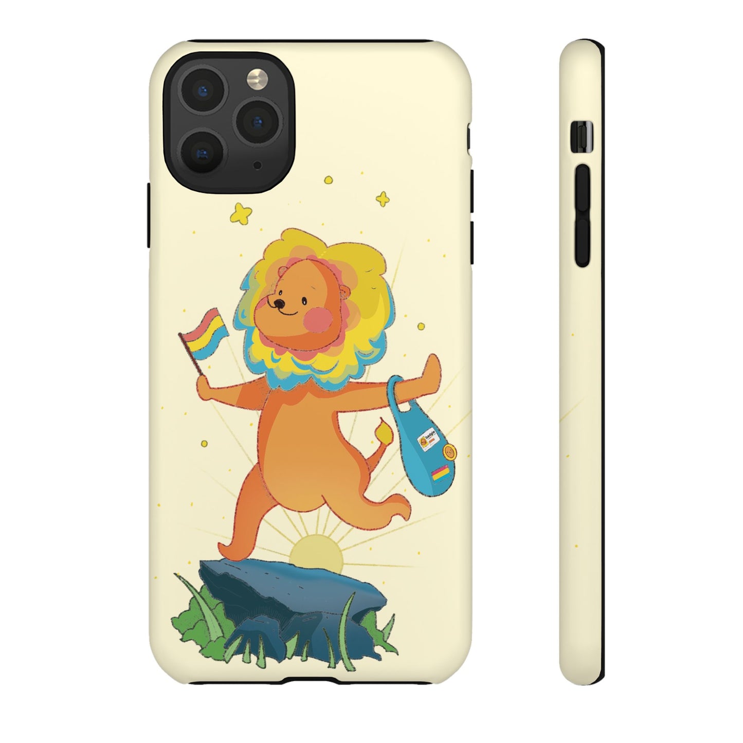 Badgie iPhone Case - Pansexual Lion "Barb" - Badgie.co