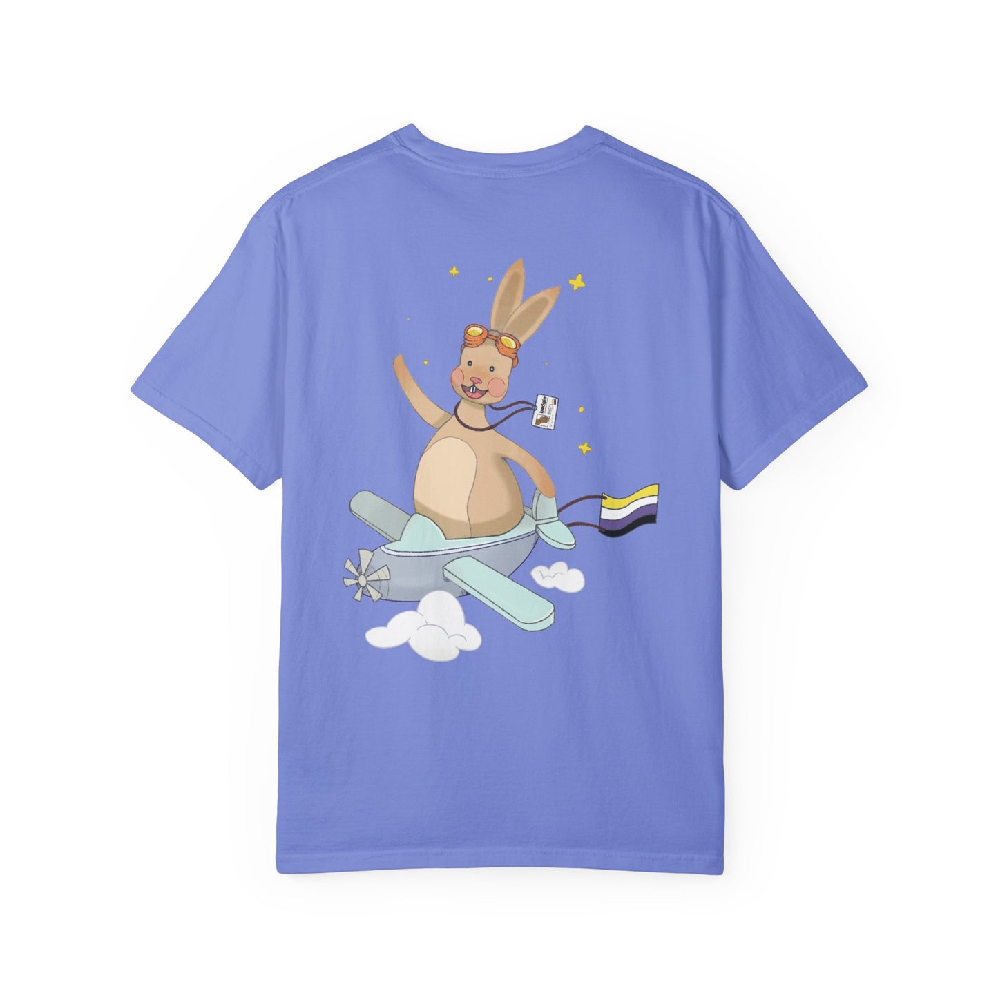 Badgie T-Shirt - Nonbinary Rabbit "Rex" - Badgie.co