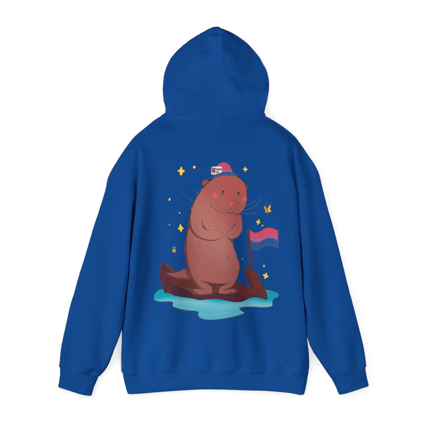 Badgie Hoodie - Bisexual Otter "River" - Badgie.co