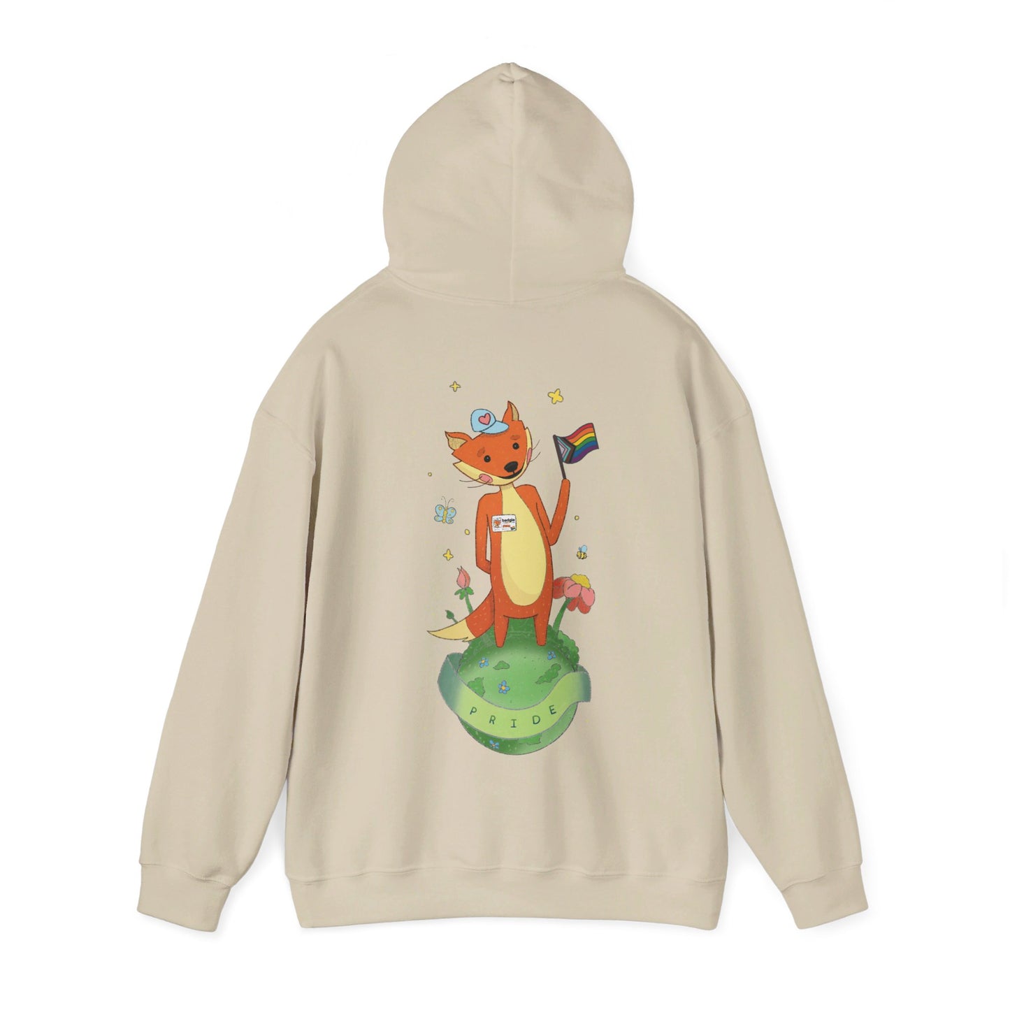 Badgie Hoodie - Pride Fox "Kit" - Badgie.co
