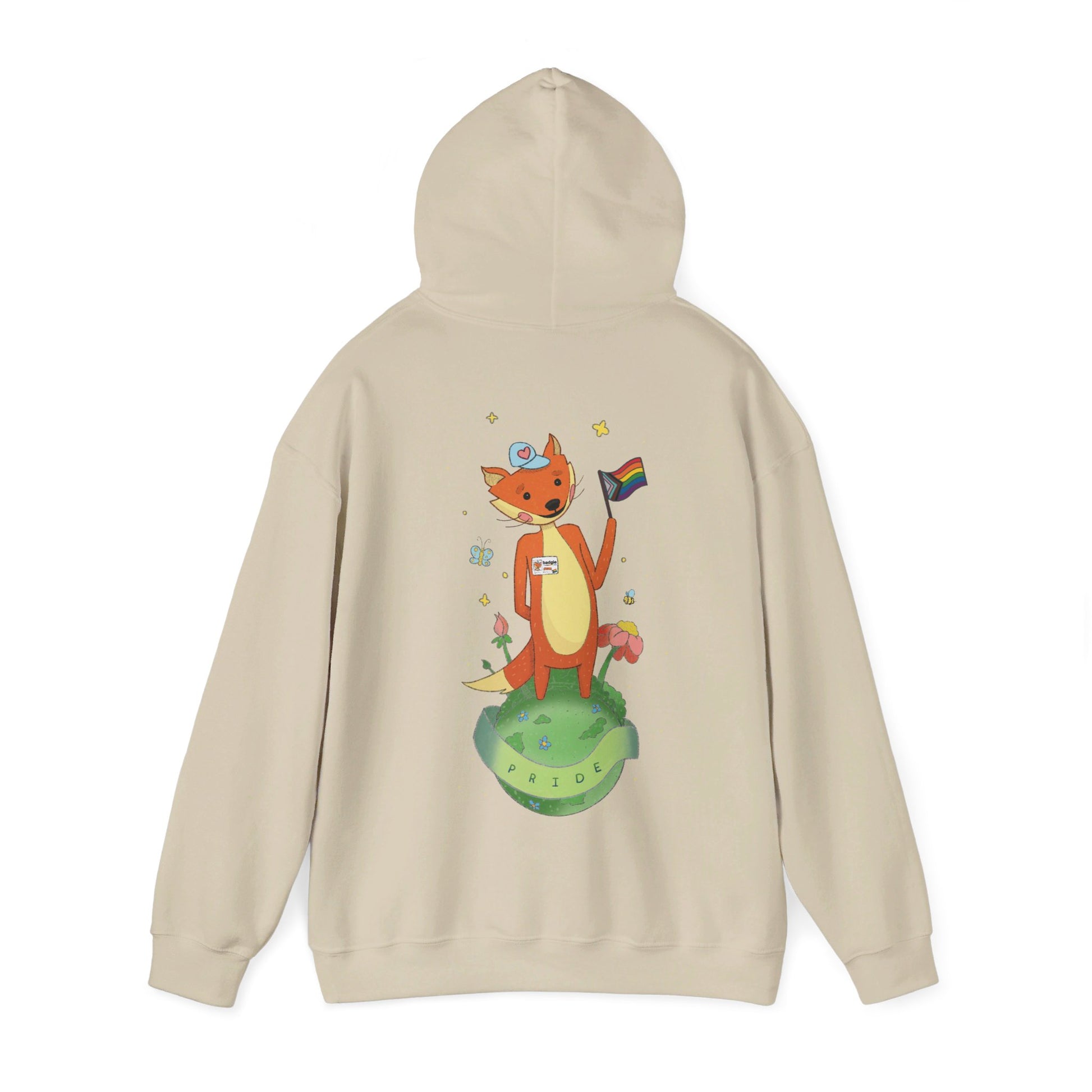 Badgie Hoodie - Pride Fox "Kit" - Badgie.co