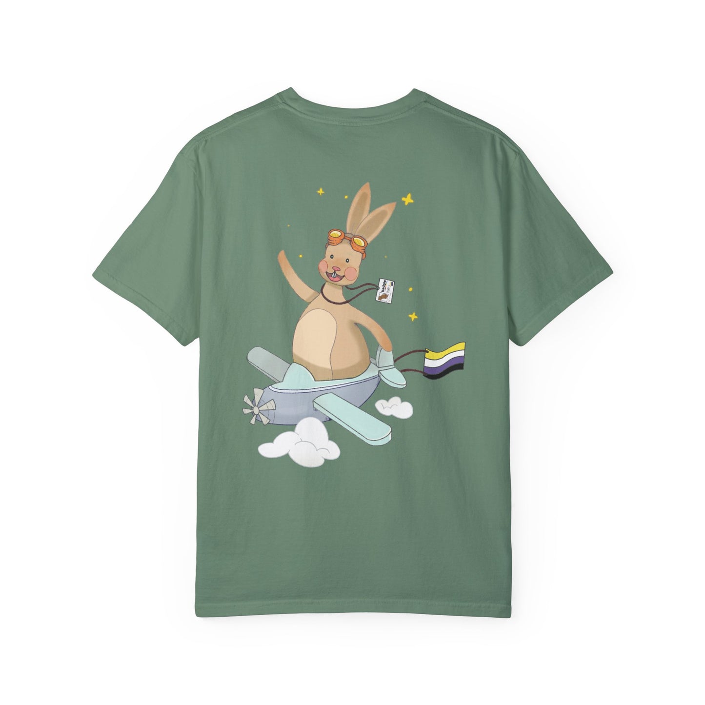 Badgie T-Shirt - Nonbinary Rabbit "Rex" - Badgie.co