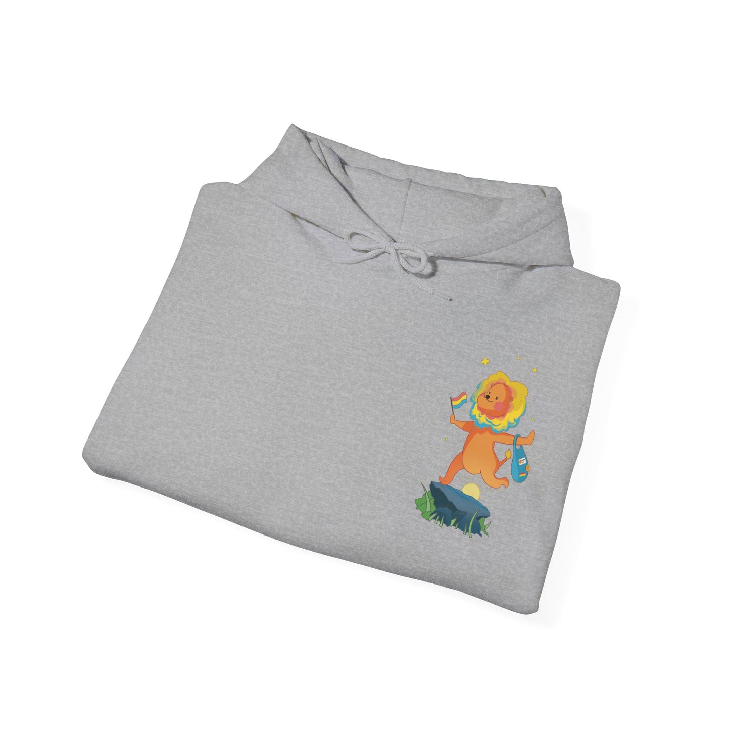 Badgie Hoodie - Pansexual Lion "Barb" - Badgie.co