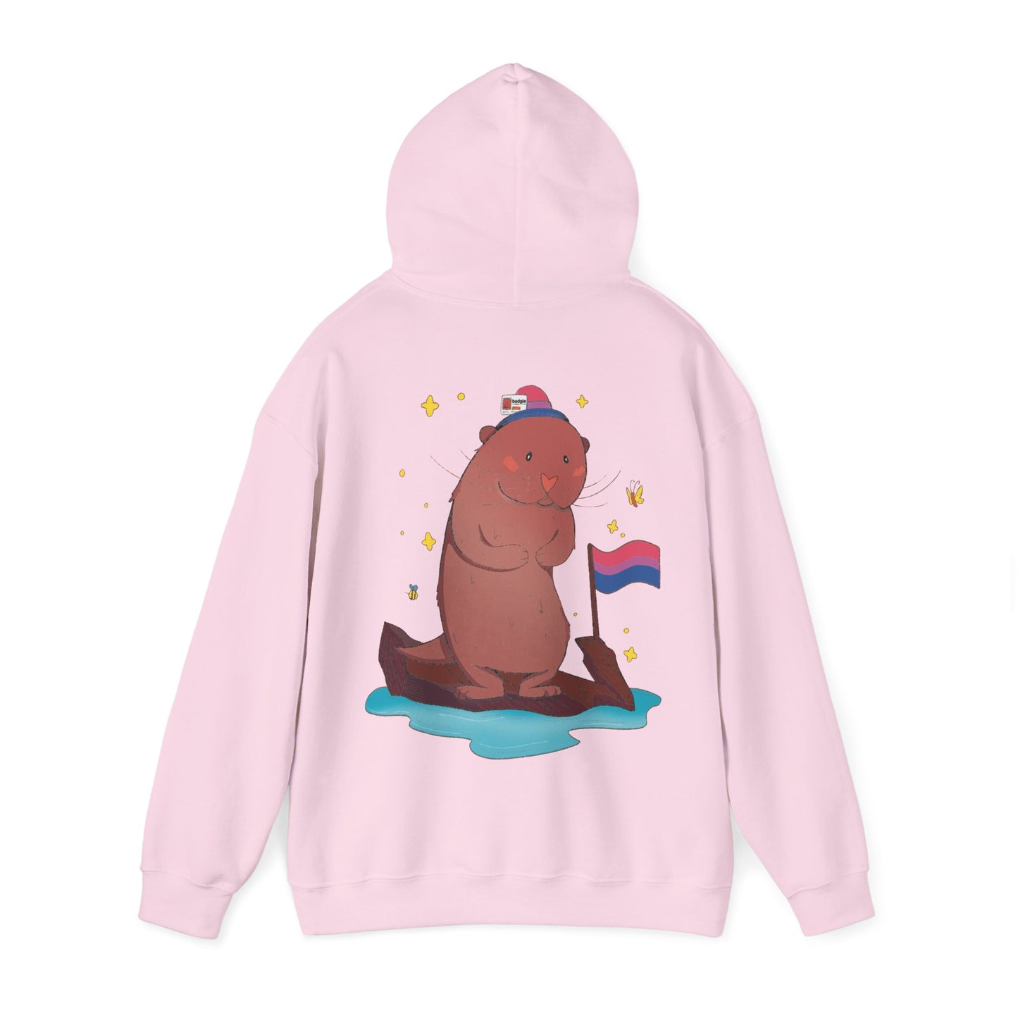 Badgie Hoodie - Bisexual Otter "River" - Badgie.co
