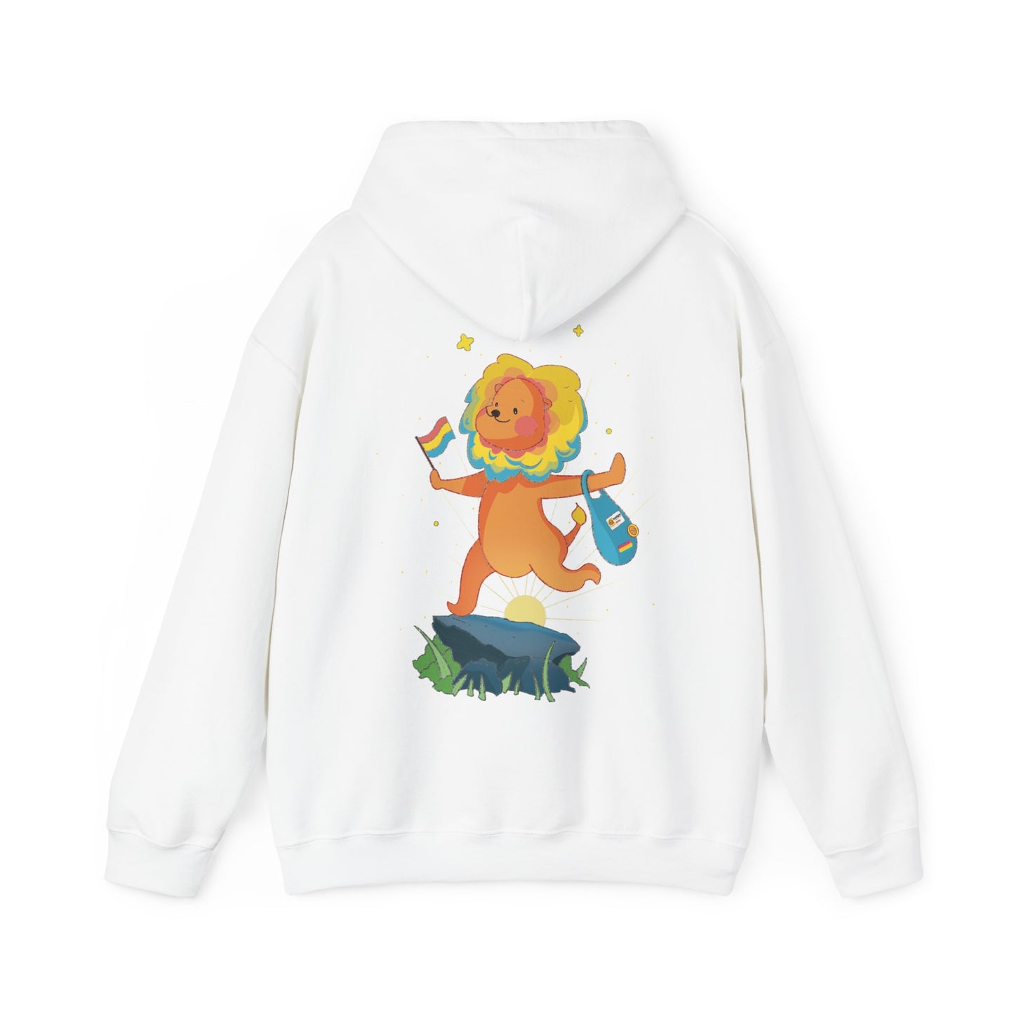 Badgie Hoodie - Pansexual Lion "Barb" - Badgie.co