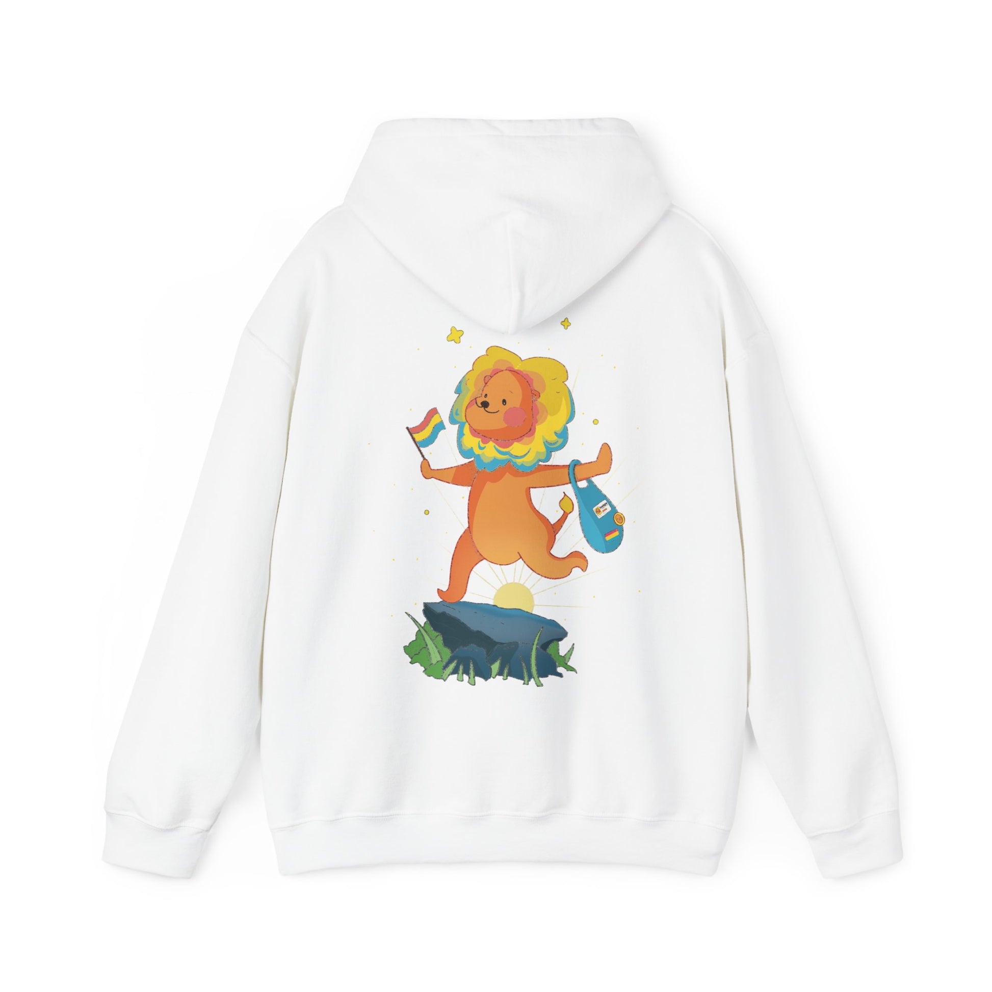 Badgie Hoodie -  Pansexual Lion "Barb" - Badgie.co