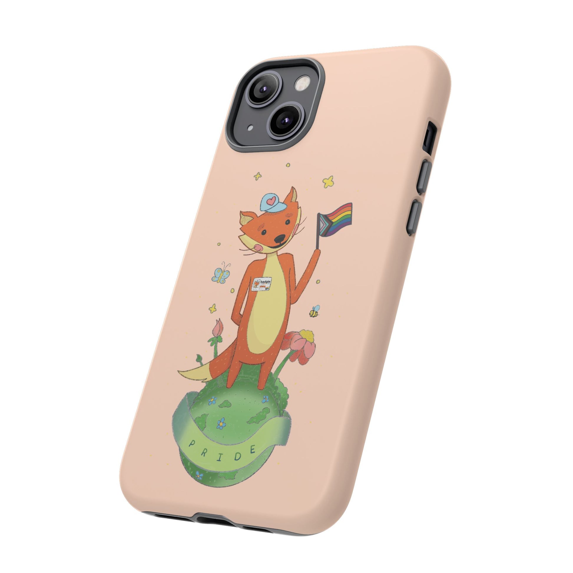 Badgie iPhone Case - Pride Fox "Kit" - Badgie.co