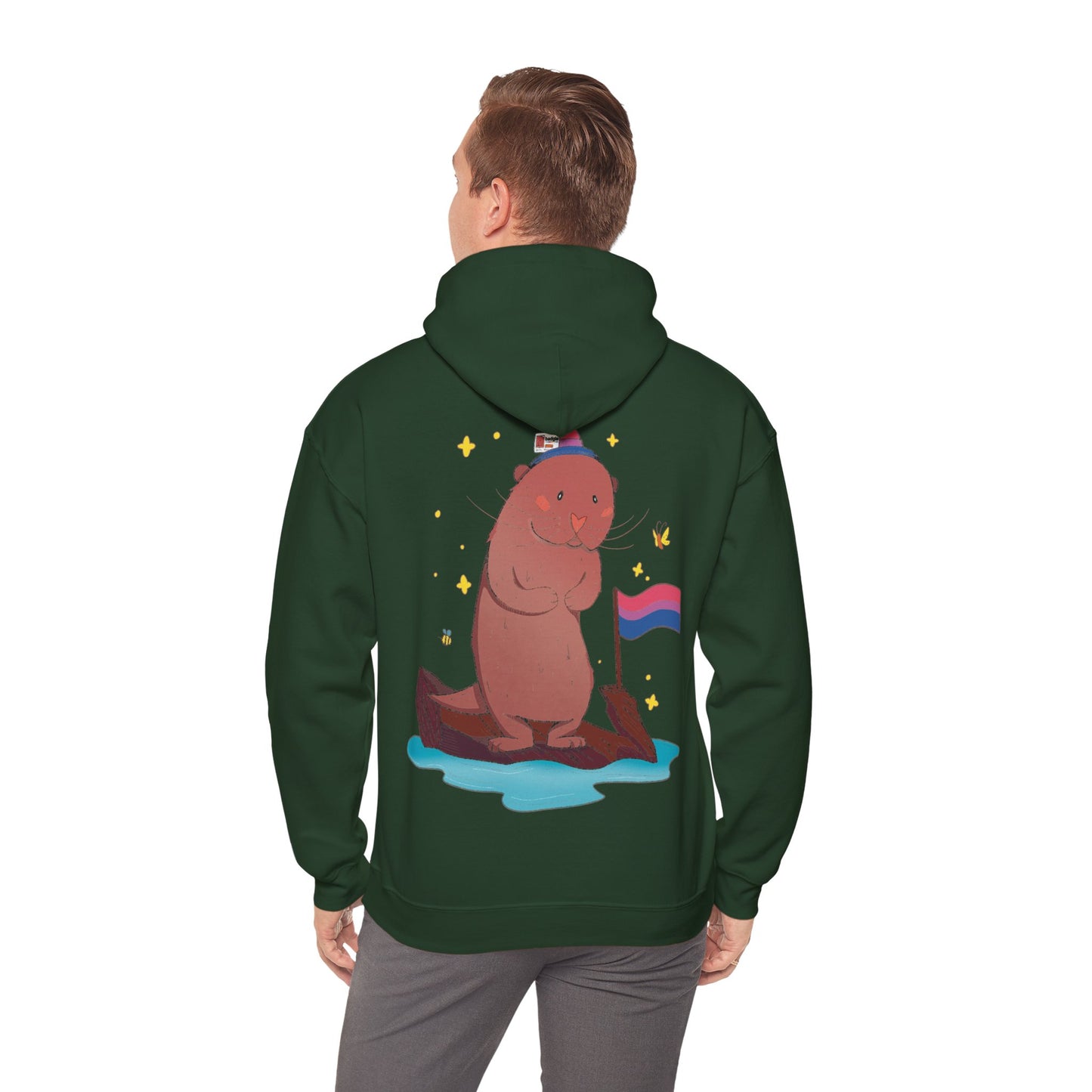 Badgie Hoodie - Bisexual Otter "River" - Badgie.co
