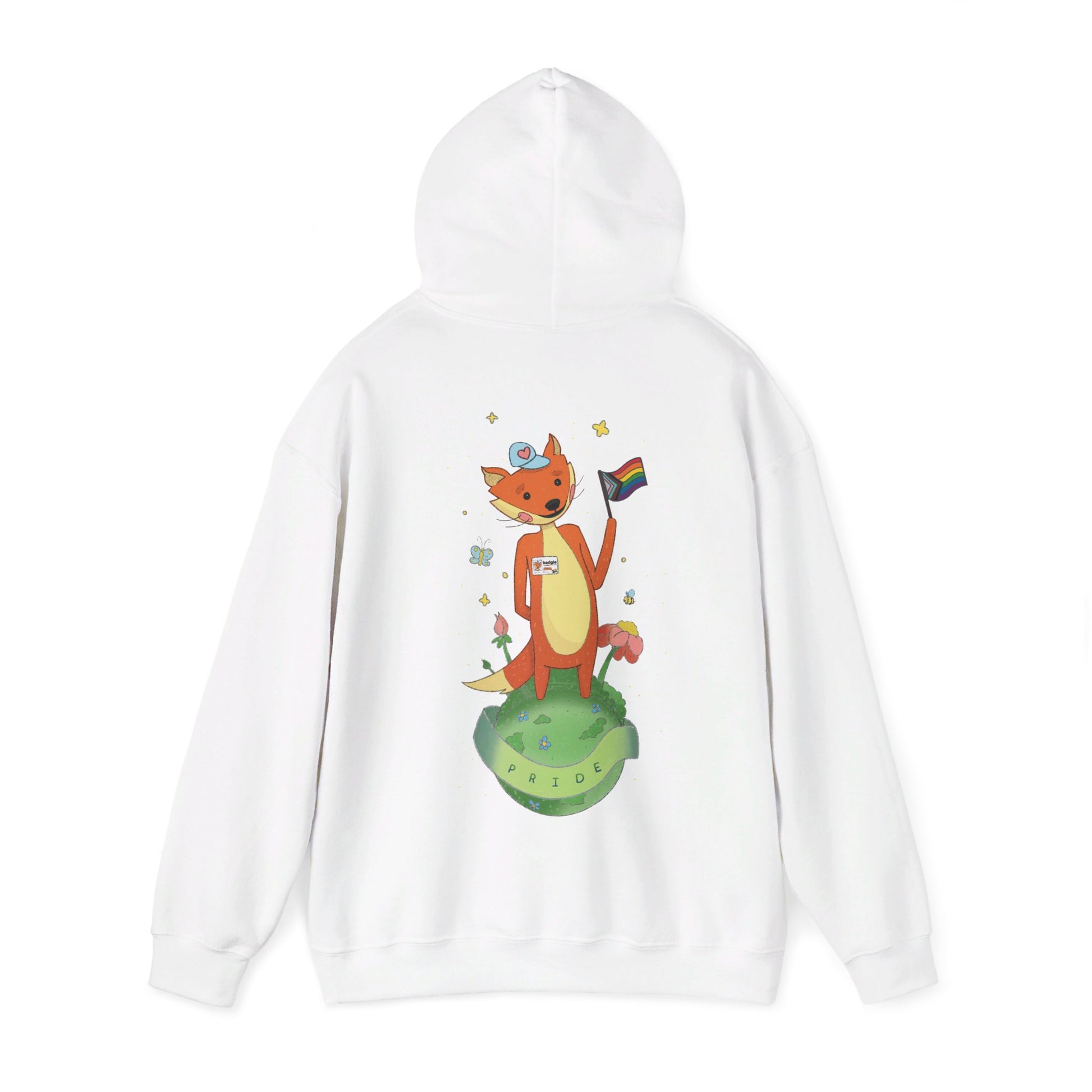 Badgie Hoodie - Pride Fox "Kit" - Badgie.co