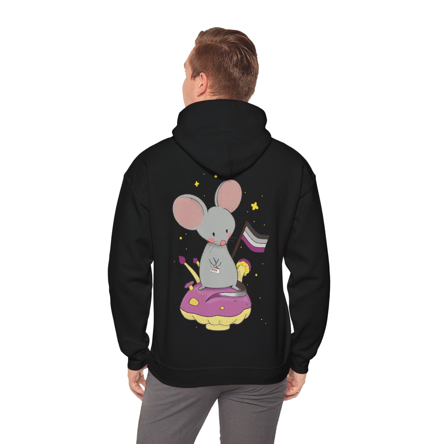 Badgie Hoodie - Asexual Mouse “Roan” - Badgie.co