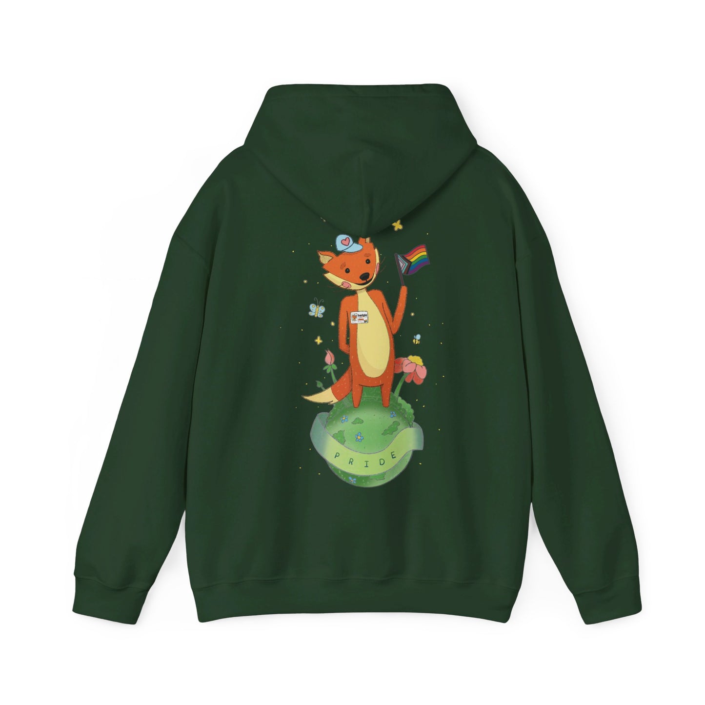 Badgie Hoodie - Pride Fox "Kit" - Badgie.co