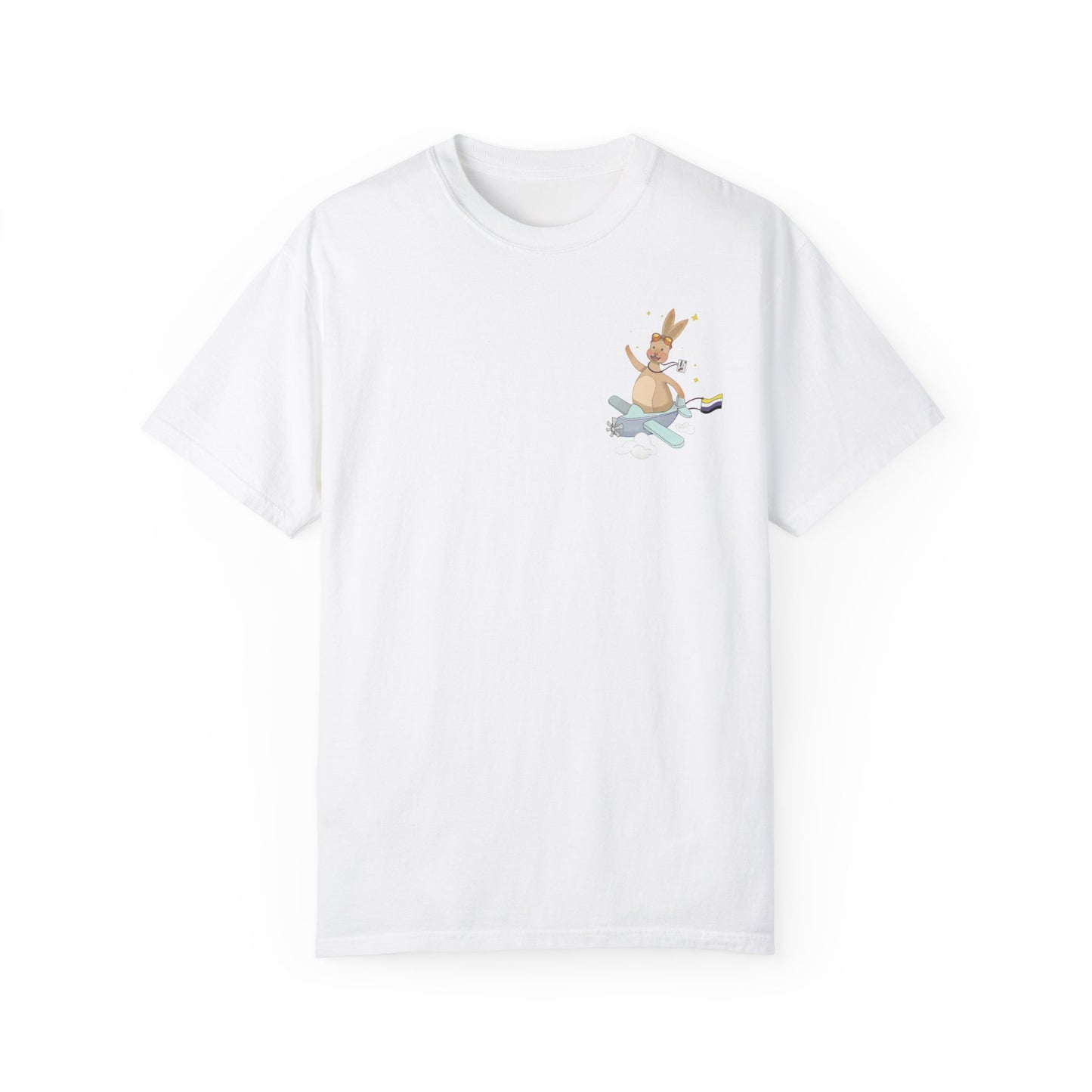 Badgie T-Shirt - Nonbinary Rabbit "Rex" - Badgie.co