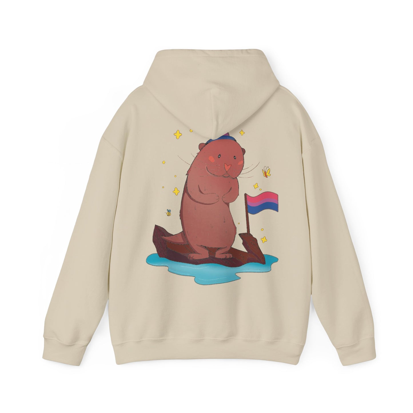 Badgie Hoodie - Bisexual Otter "River" - Badgie.co