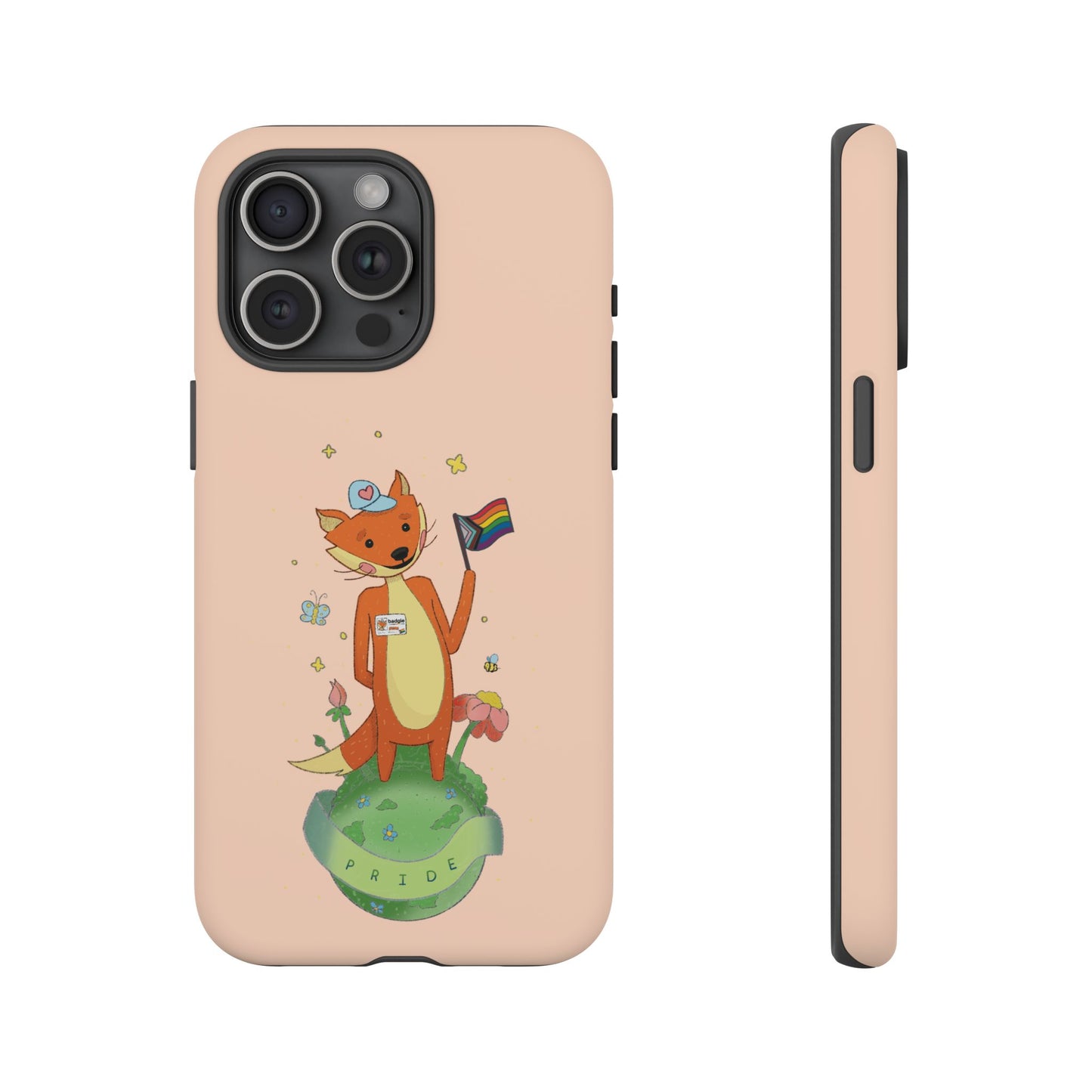 Badgie iPhone Case - Pride Fox "Kit" - Badgie.co