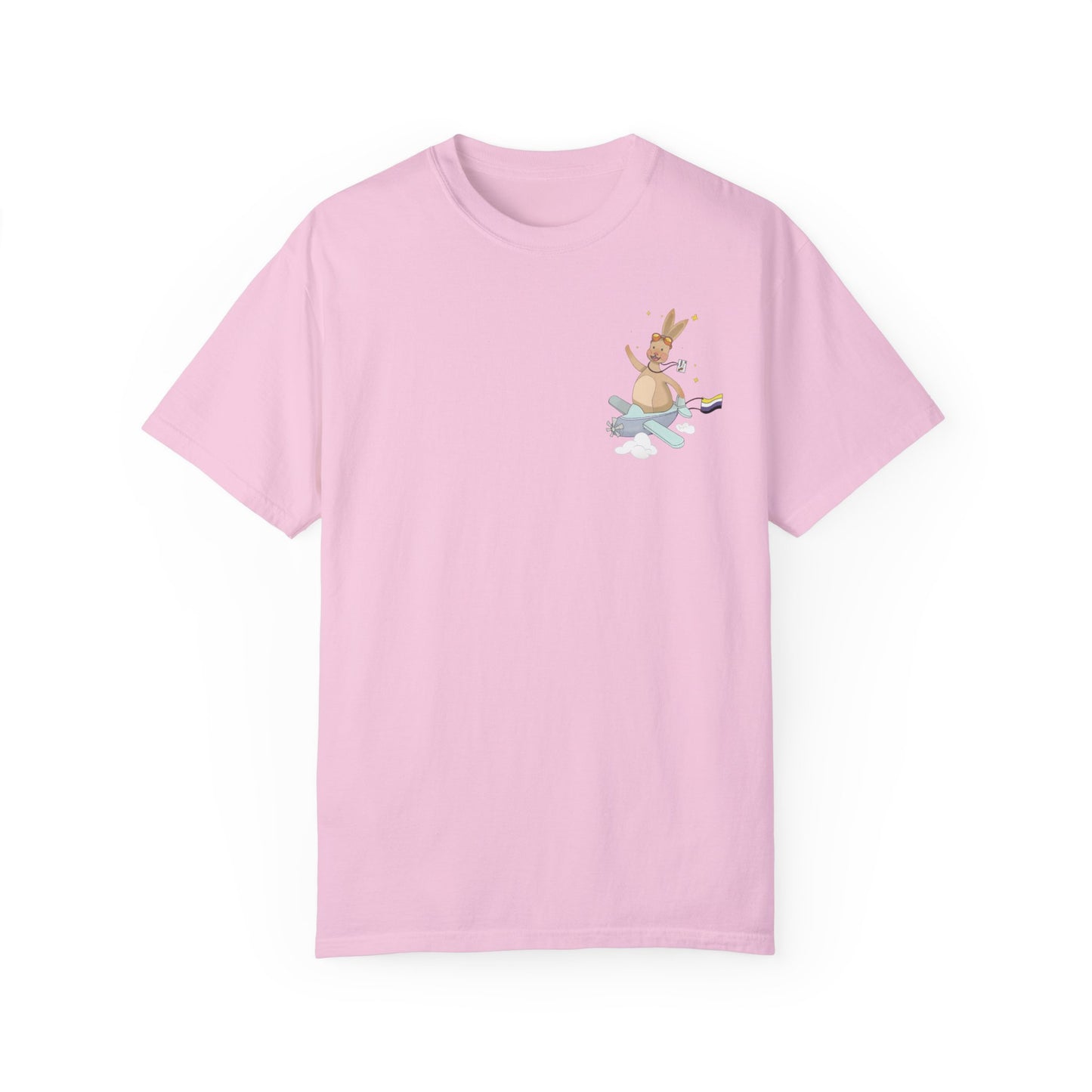 Badgie T-Shirt - Nonbinary Rabbit "Rex" - Badgie.co