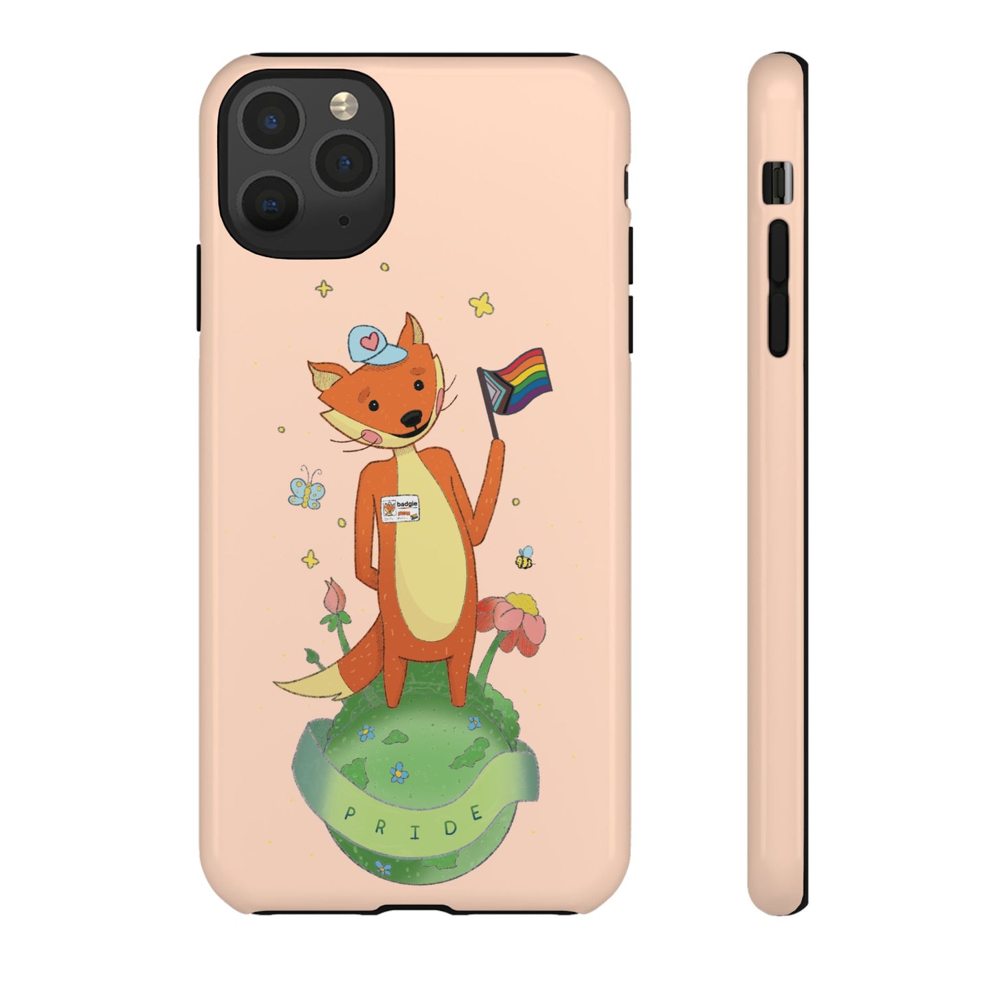 Badgie iPhone Case - Pride Fox "Kit" - Badgie.co