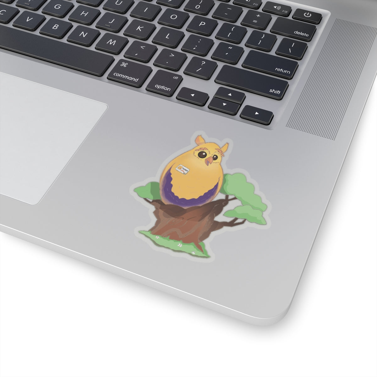 Kiss-Cut Stickers - Intersex Owl "Albert" - Badgie.co