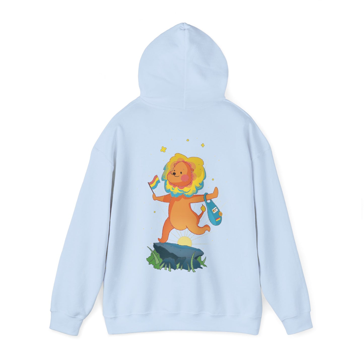 Badgie Hoodie - Pansexual Lion "Barb" - Badgie.co