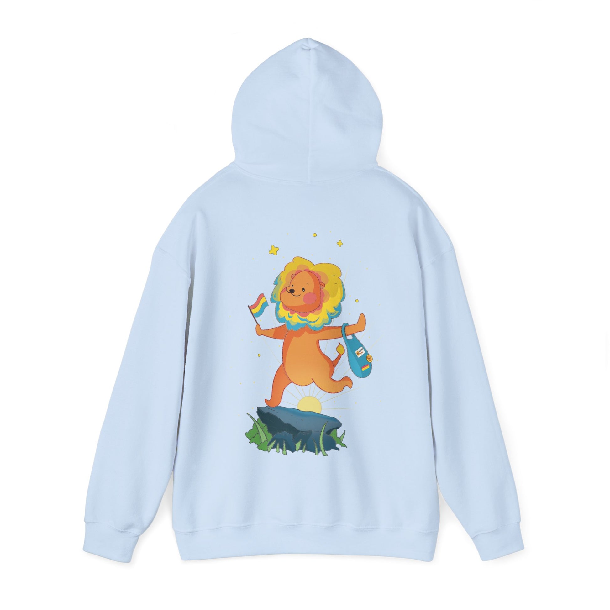 Badgie Hoodie -  Pansexual Lion "Barb" - Badgie.co