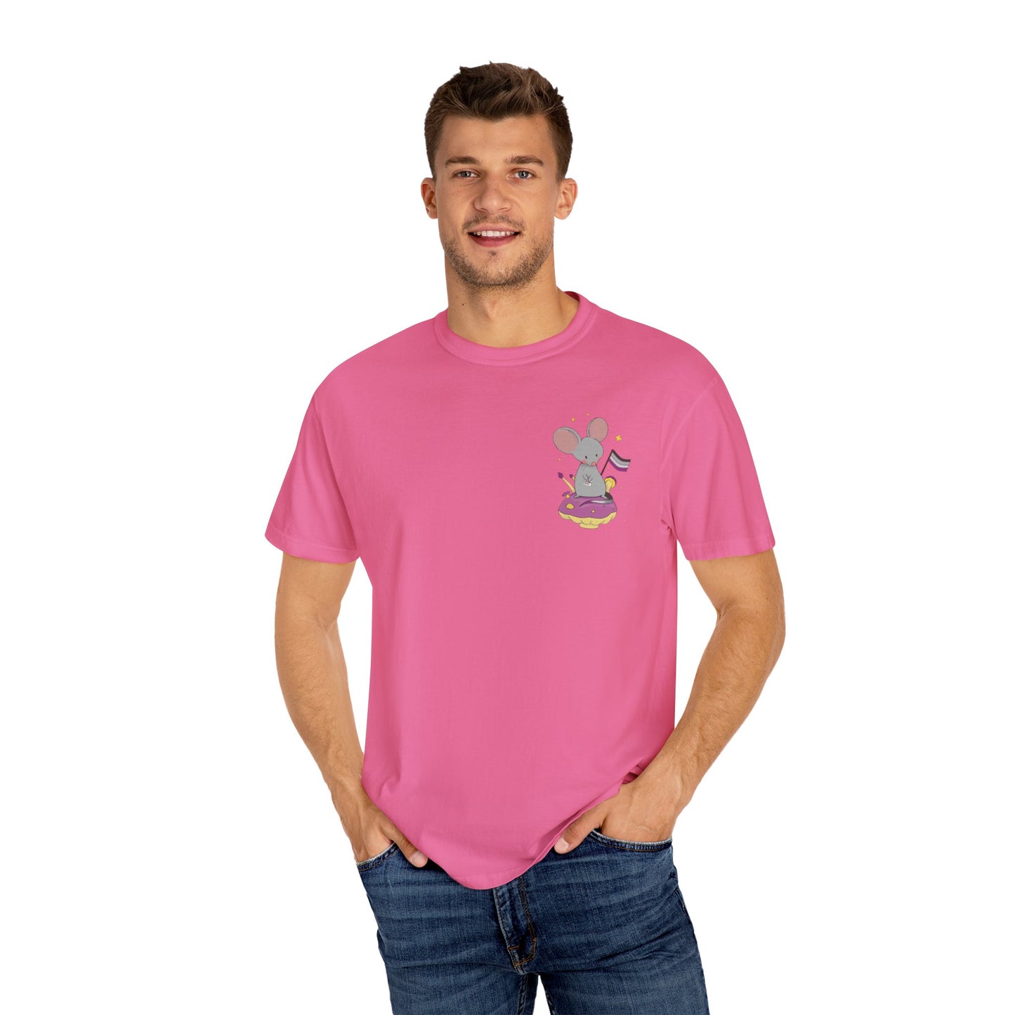 Badgie T-Shirt - Asexual Mouse "Roan" - Badgie.co