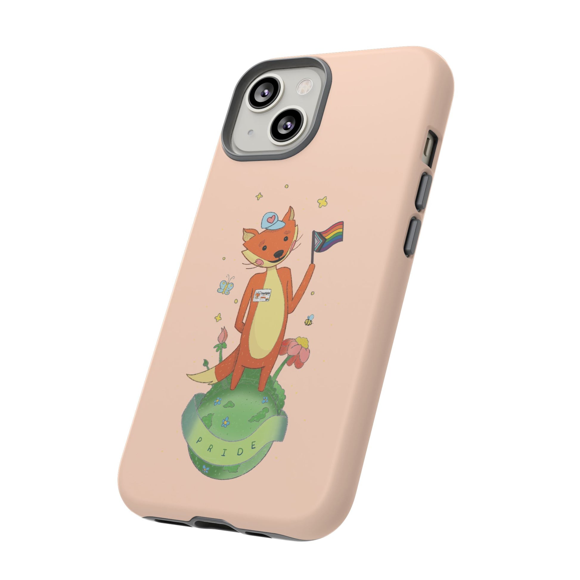 Badgie iPhone Case - Pride Fox "Kit" - Badgie.co
