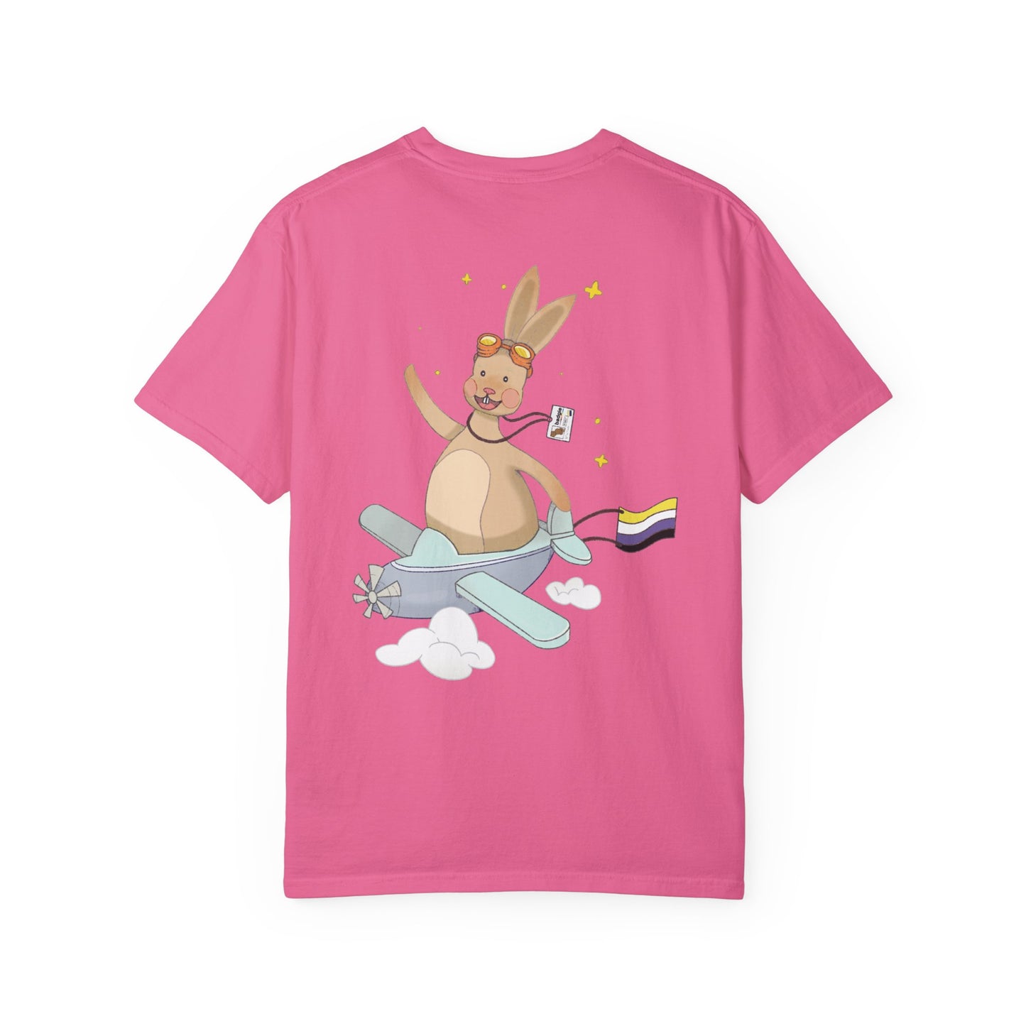 Badgie T-Shirt - Nonbinary Rabbit "Rex" - Badgie.co