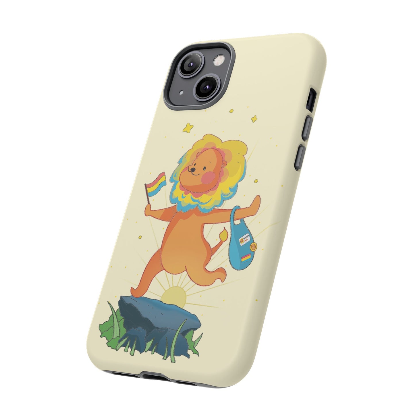 Badgie iPhone Case - Pansexual Lion "Barb" - Badgie.co