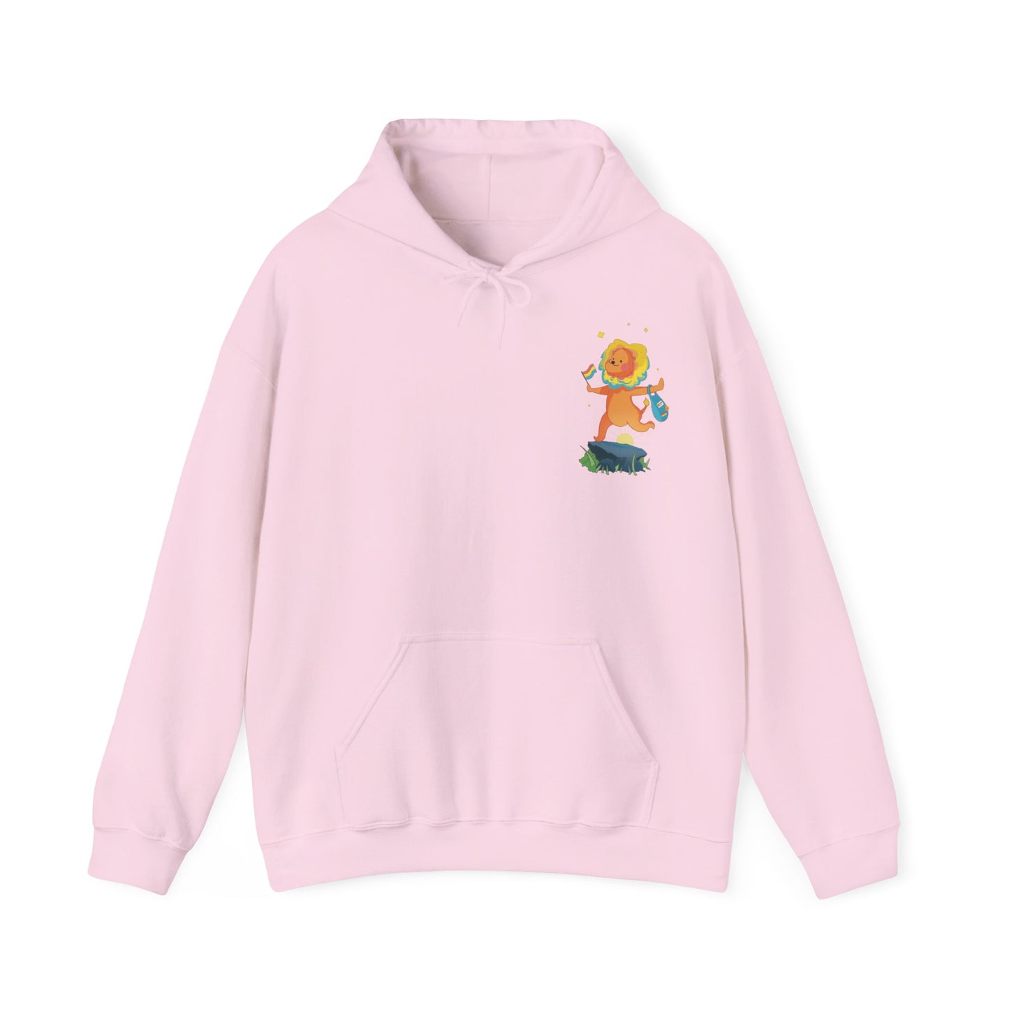 Badgie Hoodie - Pansexual Lion "Barb" - Badgie.co