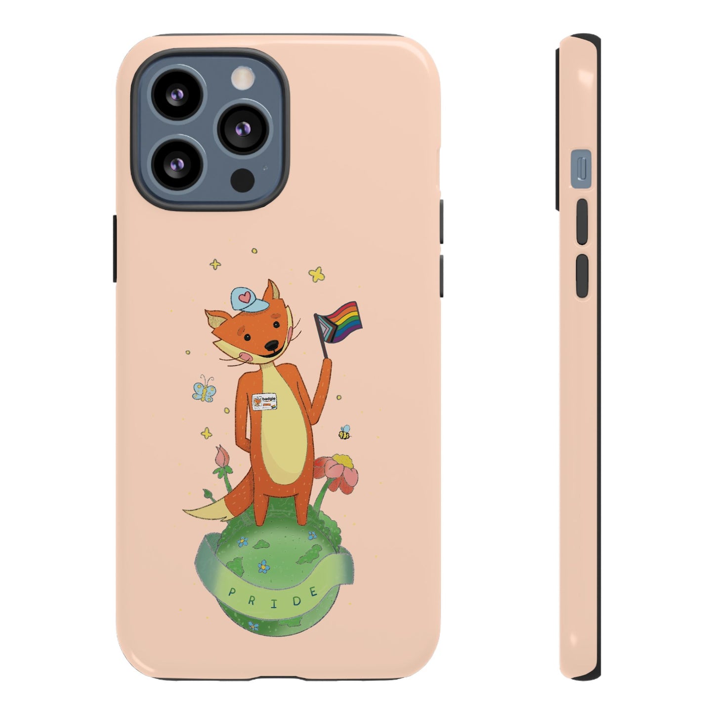 Badgie iPhone Case - Pride Fox "Kit" - Badgie.co