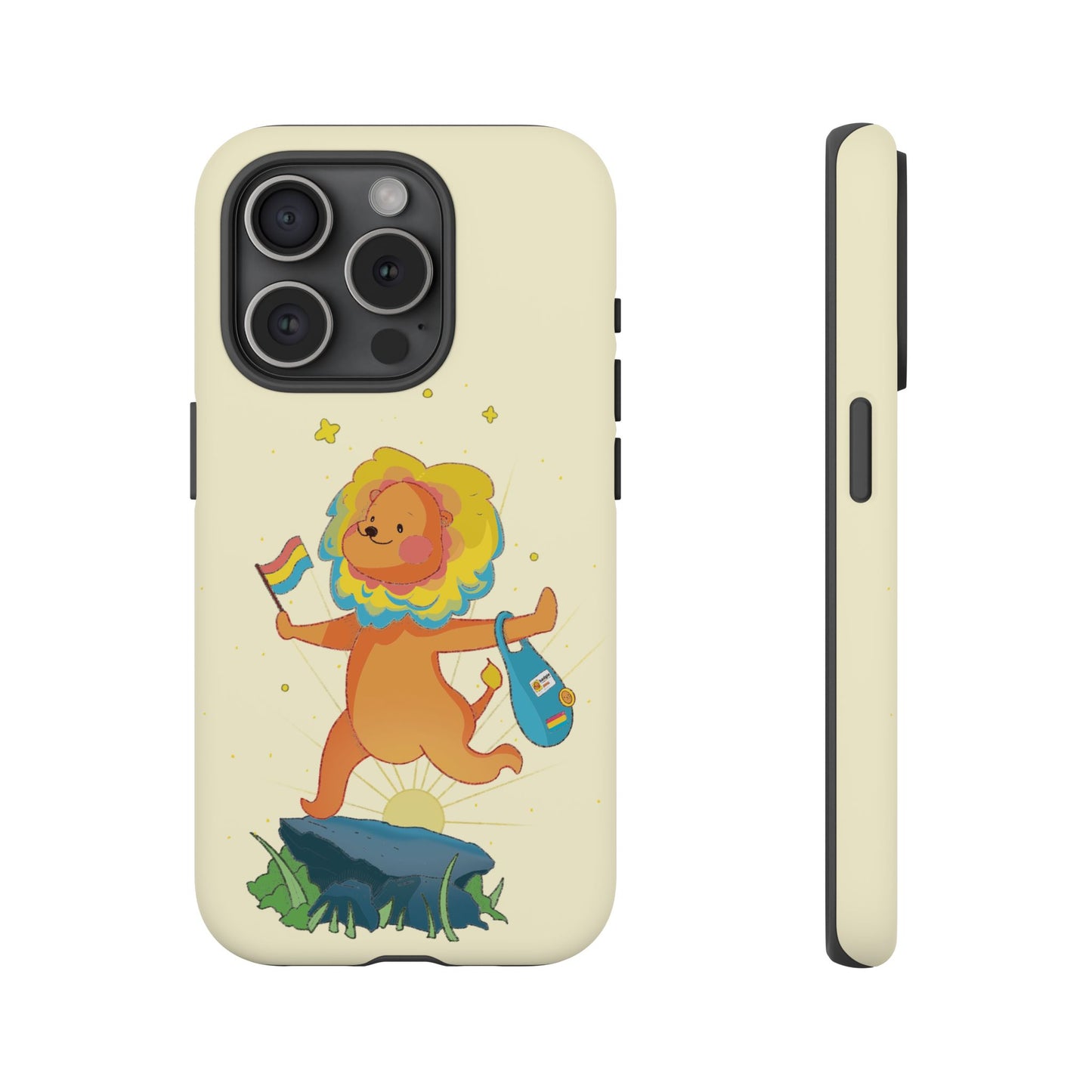 Badgie iPhone Case - Pansexual Lion "Barb" - Badgie.co