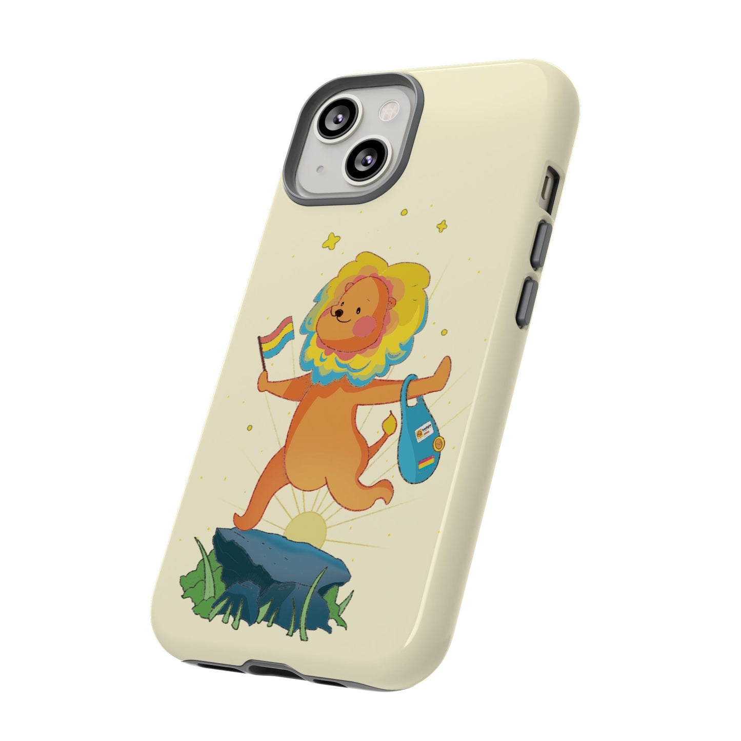Badgie iPhone Case - Pansexual Lion "Barb" - Badgie.co