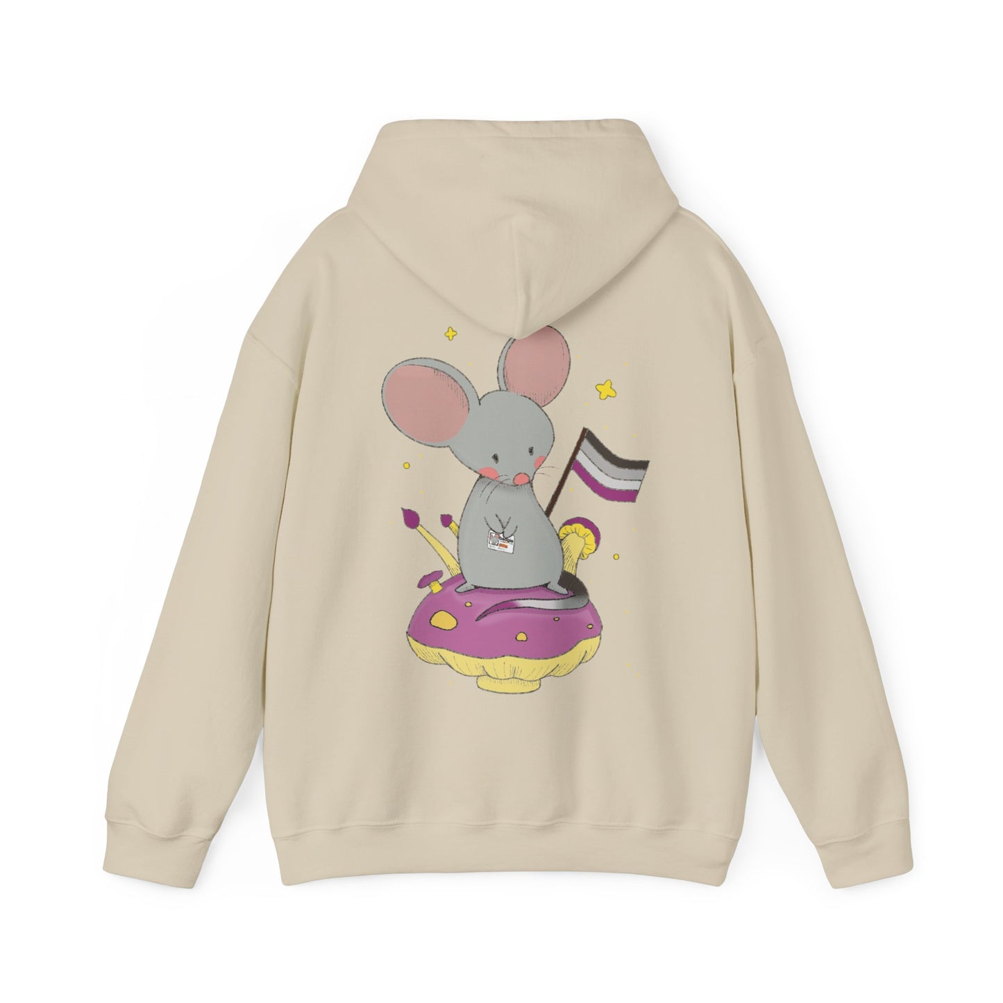 Badgie Hoodie - Asexual Mouse “Roan” - Badgie.co