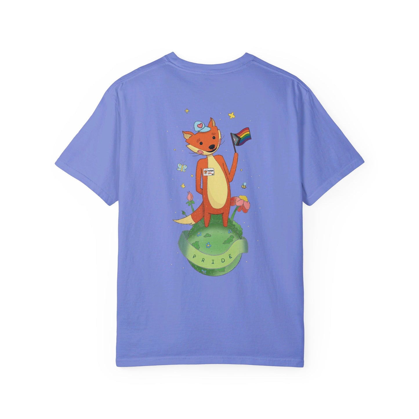 Badgie T-Shirt - Pride Fox "Kit" - Badgie.co