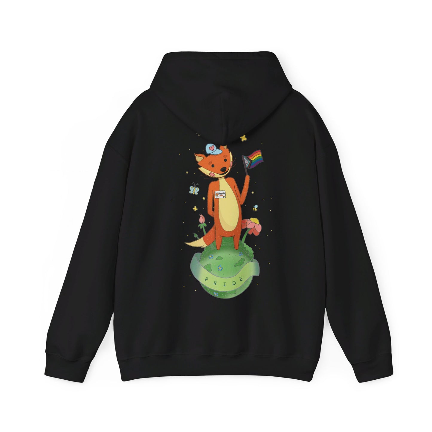 Badgie Hoodie - Pride Fox "Kit" - Badgie.co
