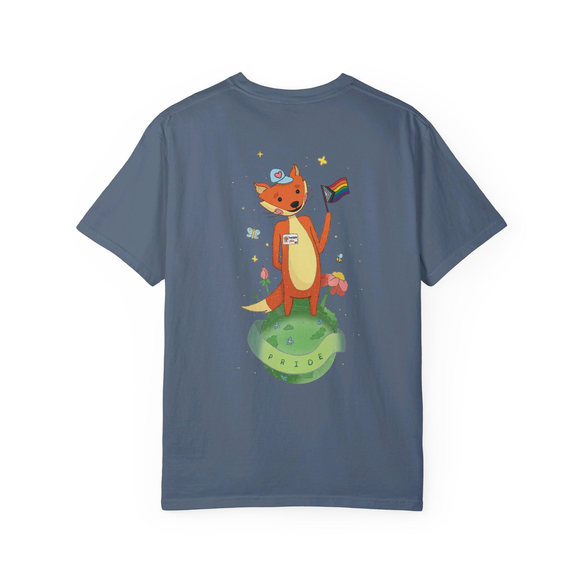 Badgie T-Shirt - Pride Fox "Kit" - Badgie.co