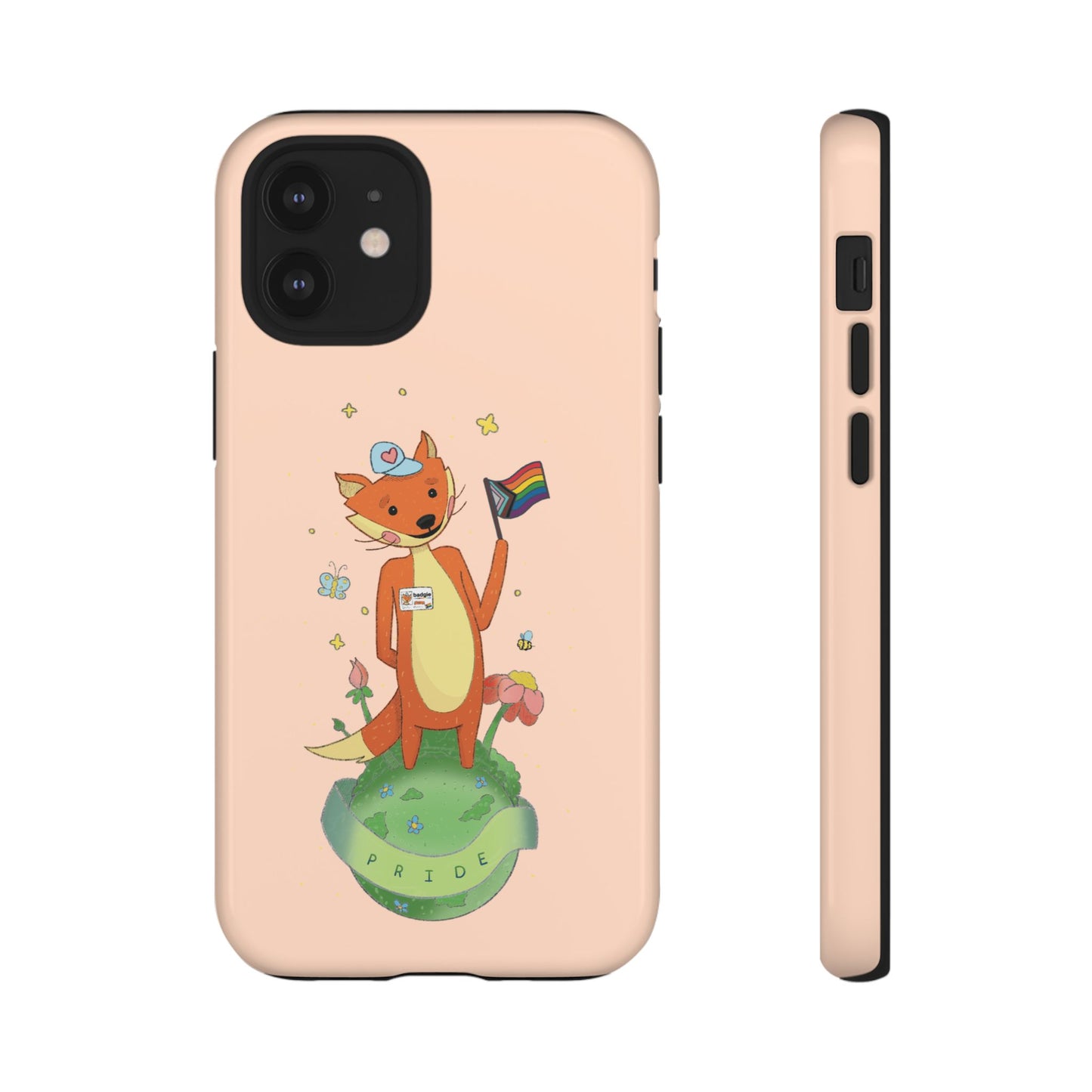 Badgie iPhone Case - Pride Fox "Kit" - Badgie.co
