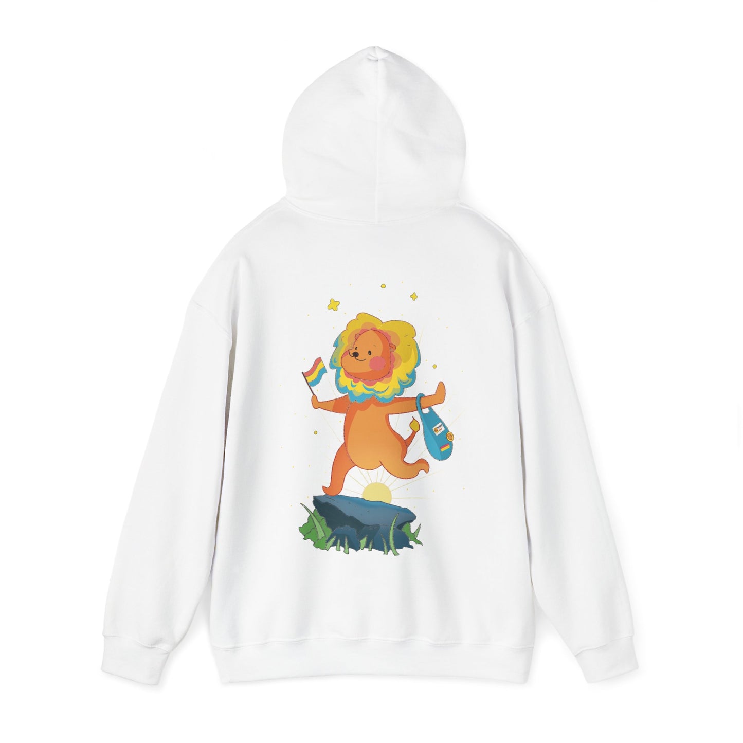 Badgie Hoodie - Pansexual Lion "Barb" - Badgie.co
