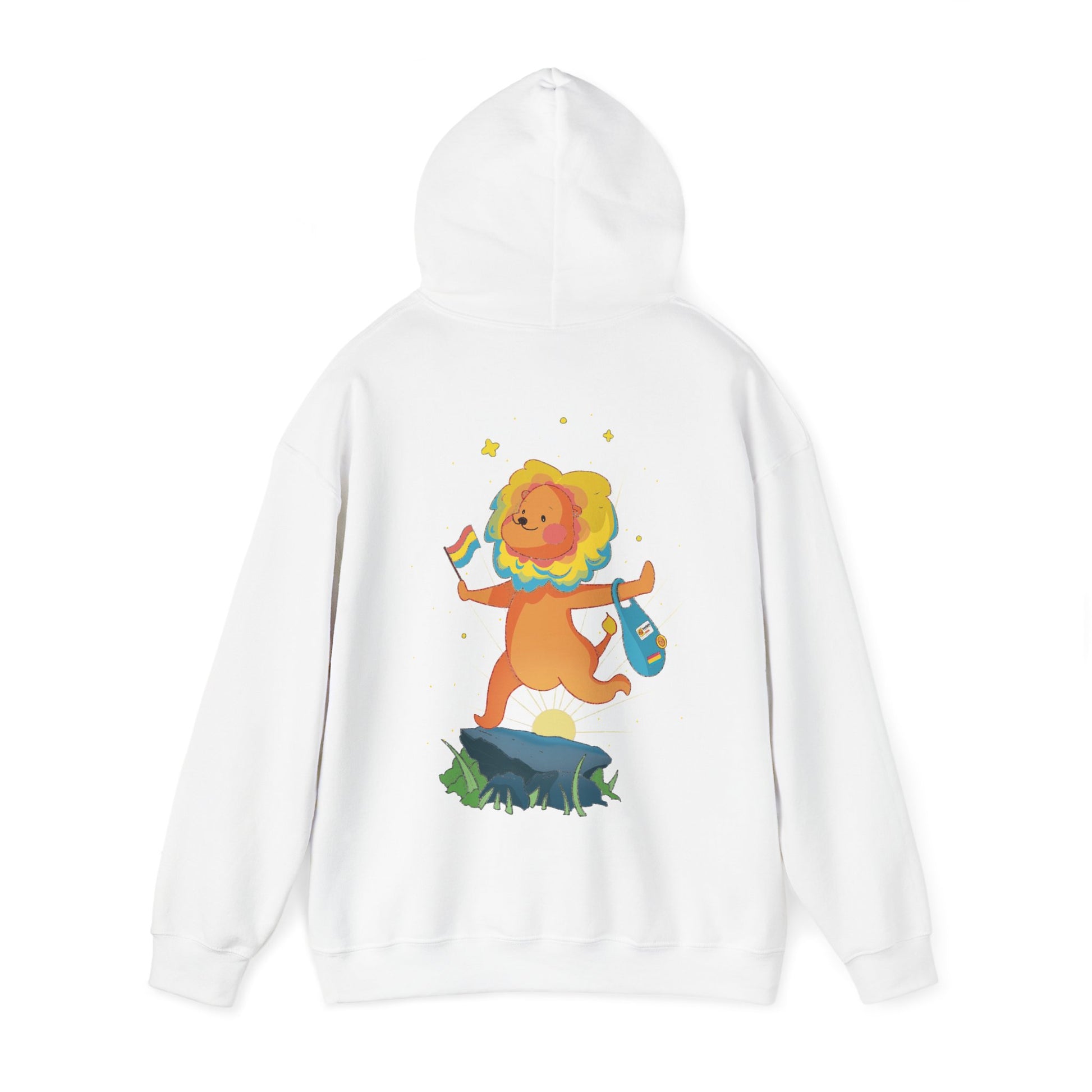 Badgie Hoodie -  Pansexual Lion "Barb" - Badgie.co