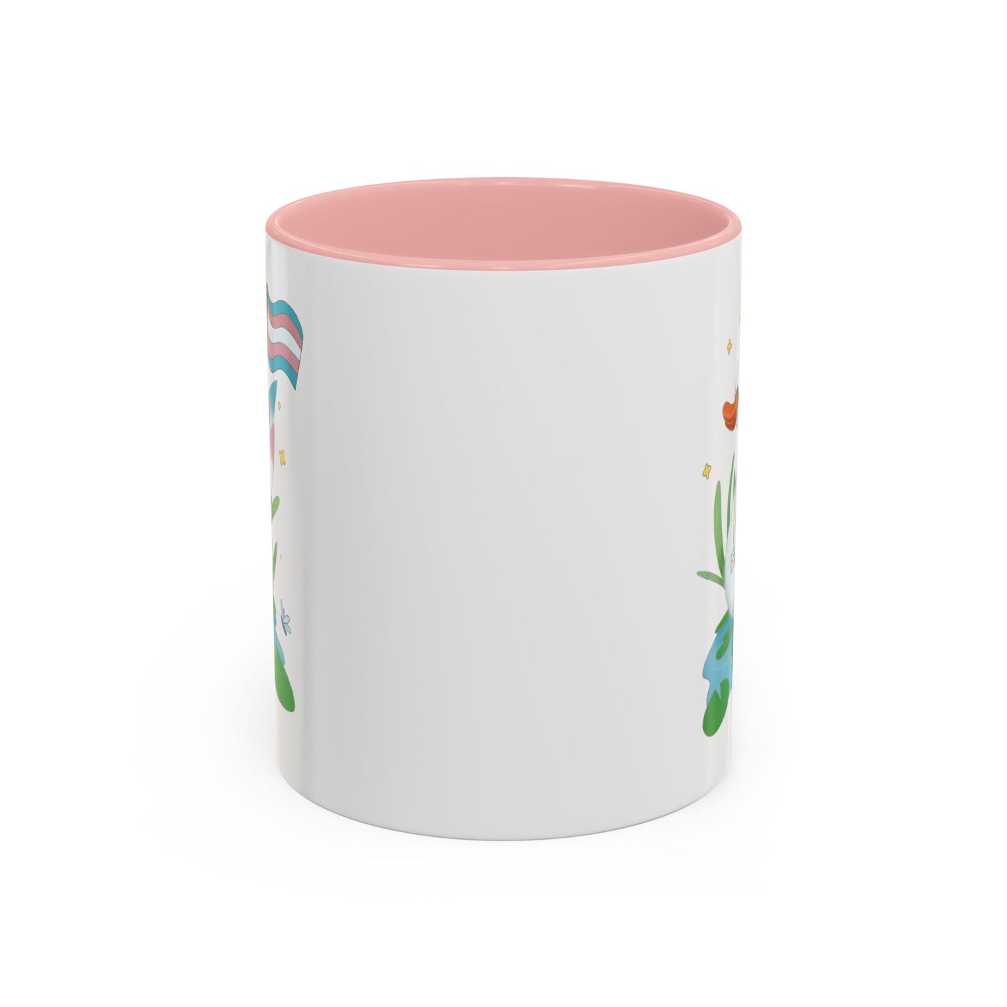 Badgie Ceramic Coffee Mug - Trans Swan “Tundra” - Badgie.co