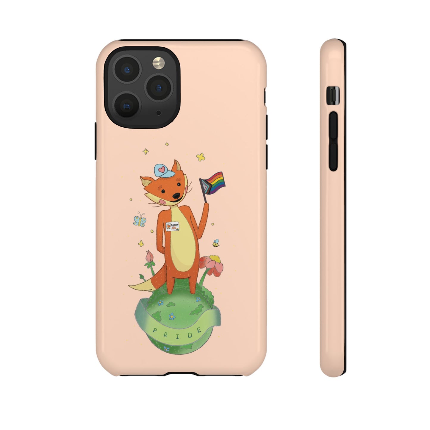 Badgie iPhone Case - Pride Fox "Kit" - Badgie.co