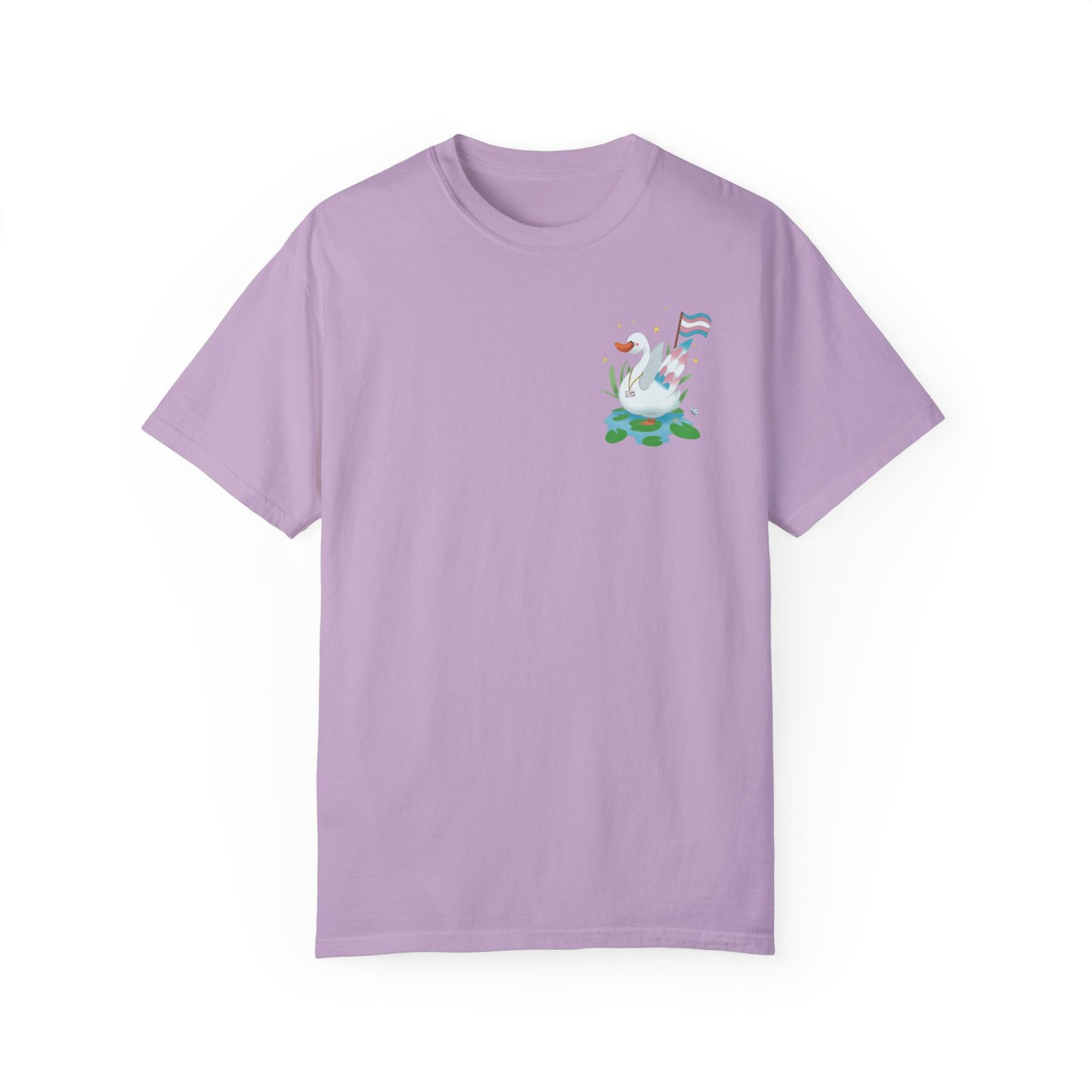 Badgie T-Shirt - Trans Swan “Tundra” - Badgie.co