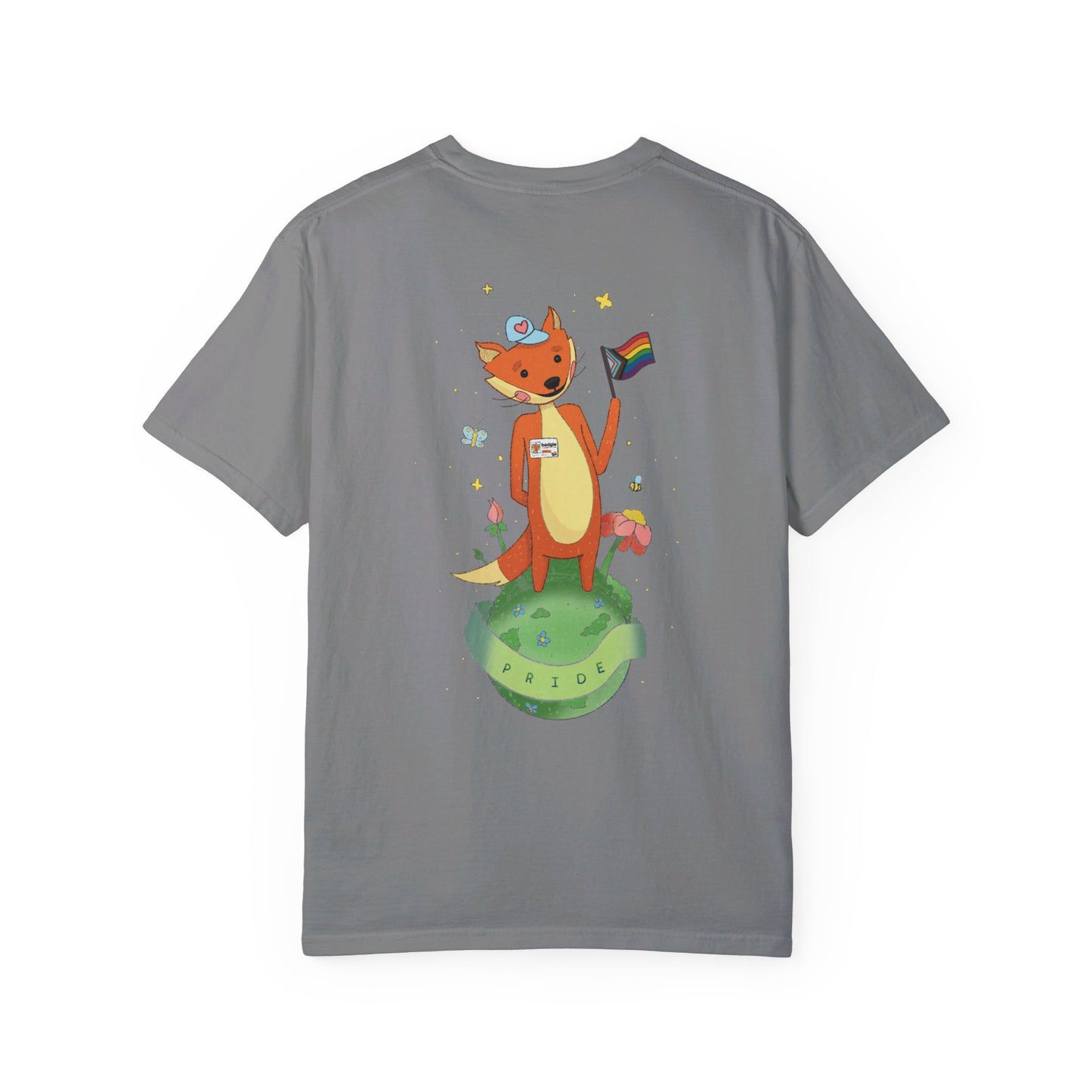 Badgie T-Shirt - Pride Fox "Kit" - Badgie.co
