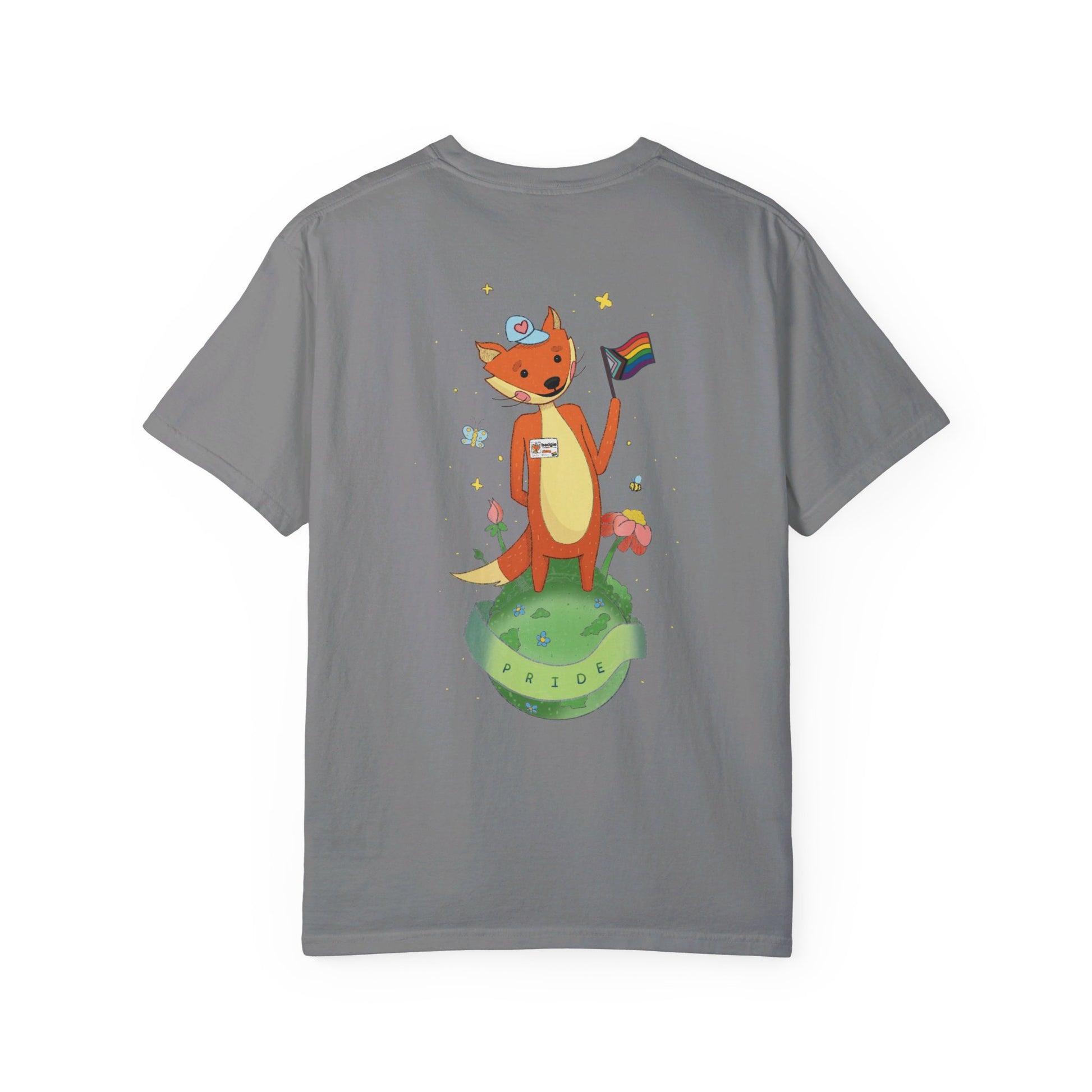 Badgie T-Shirt - Pride Fox "Kit" - Badgie.co