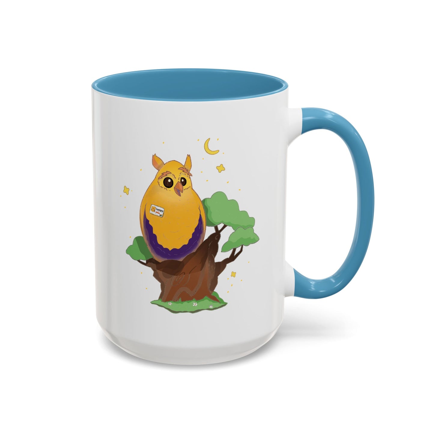 Badgie Ceramic Coffee Mug - Intersex Owl “Albert” - Badgie.co